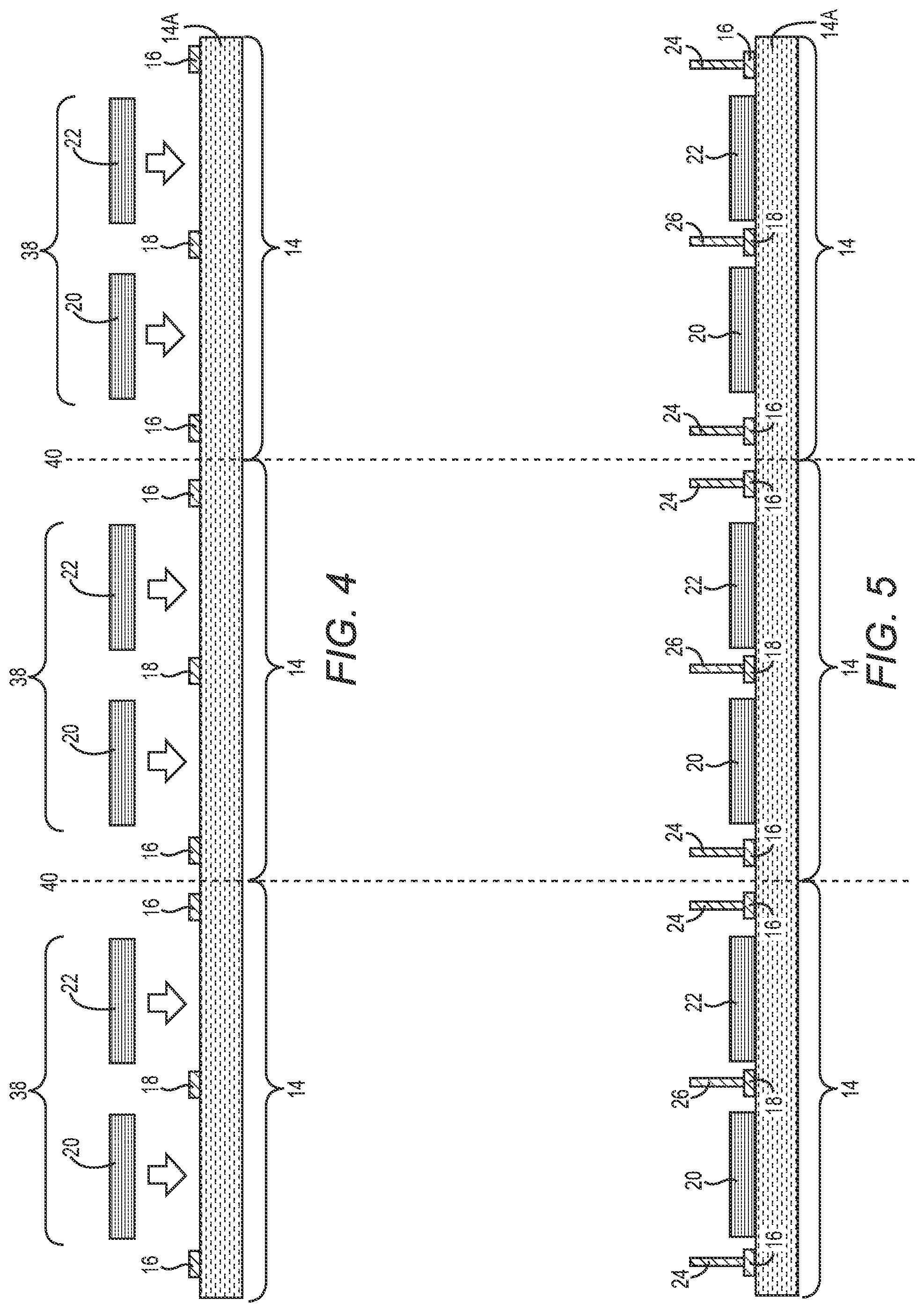 Patent US11784136 Figure 4 – Integrated module with electromagnetic shielding