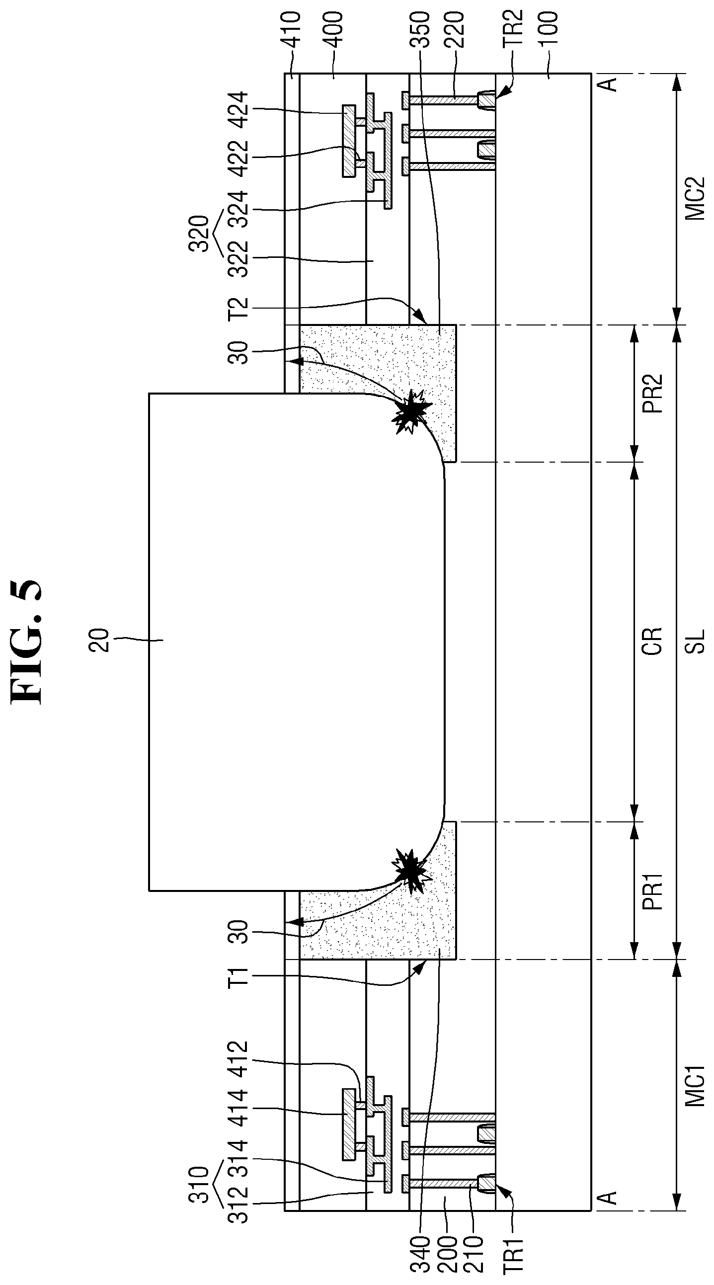 Patent US11784137 Figure 5 – Semiconductor device and method for fabricating the same