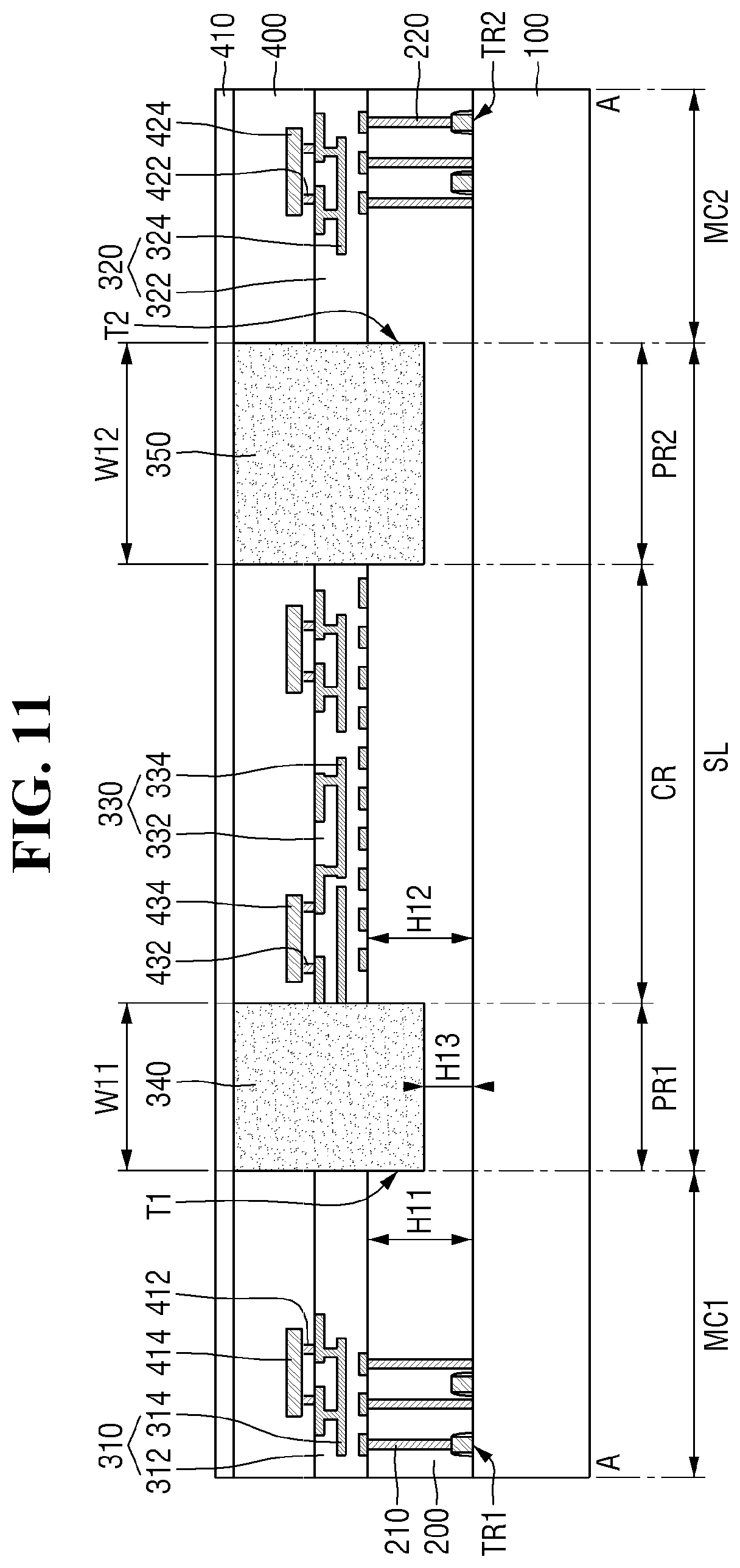 Patent US11784137 Figure 11 – Semiconductor device and method for fabricating the same