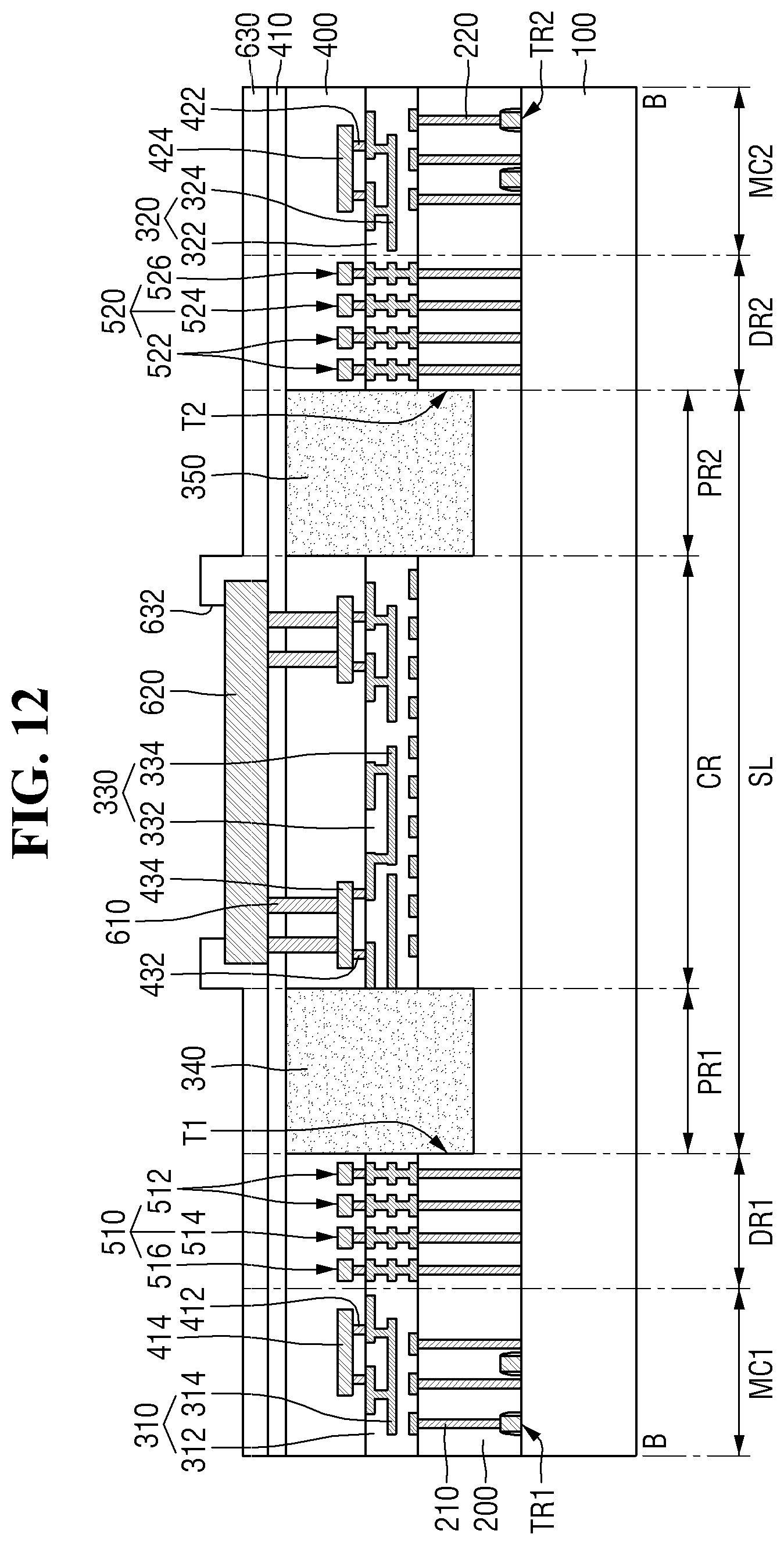 Patent US11784137 Figure 12 – Semiconductor device and method for fabricating the same