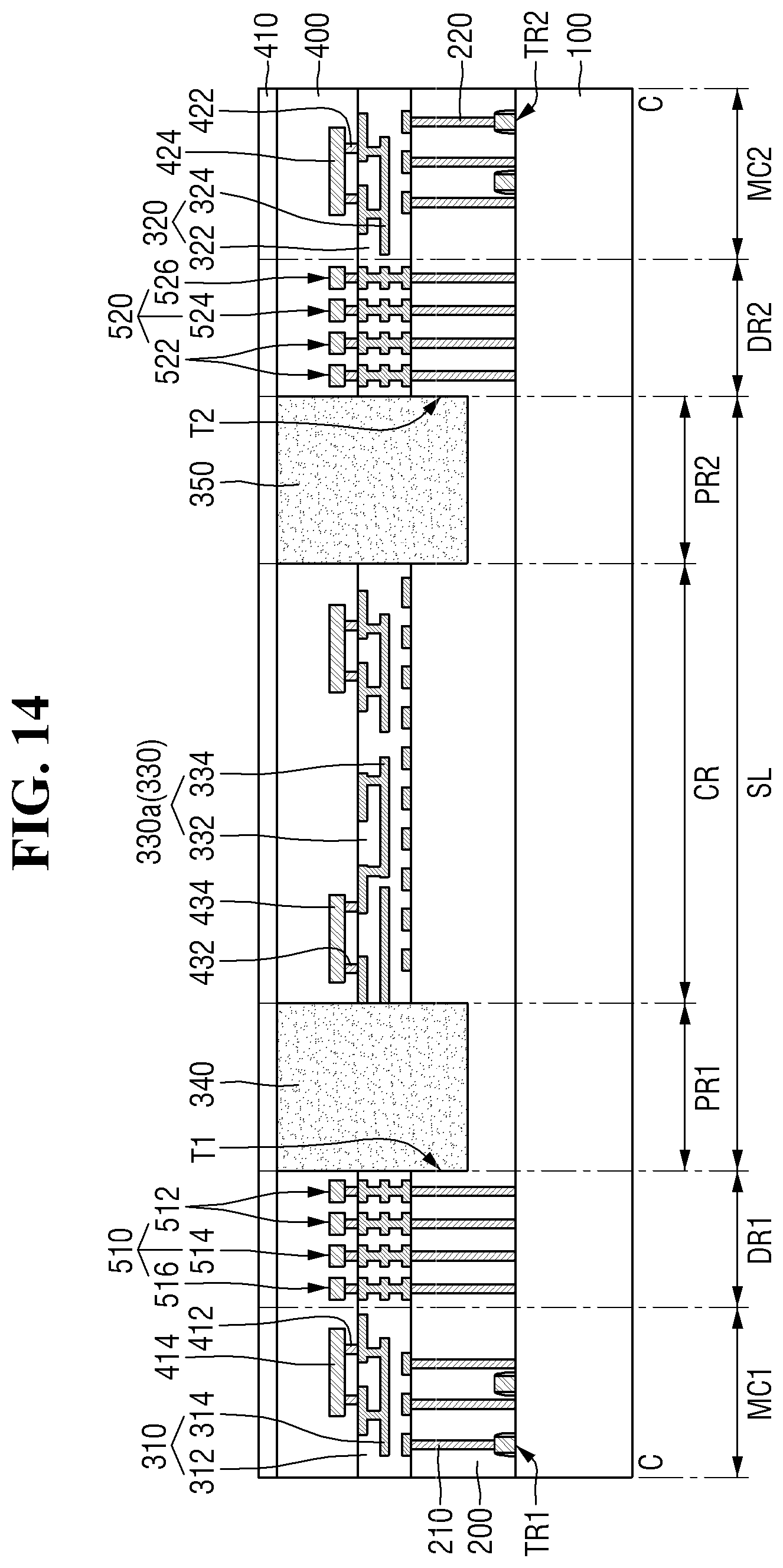 Patent US11784137 Figure 14 – Semiconductor device and method for fabricating the same
