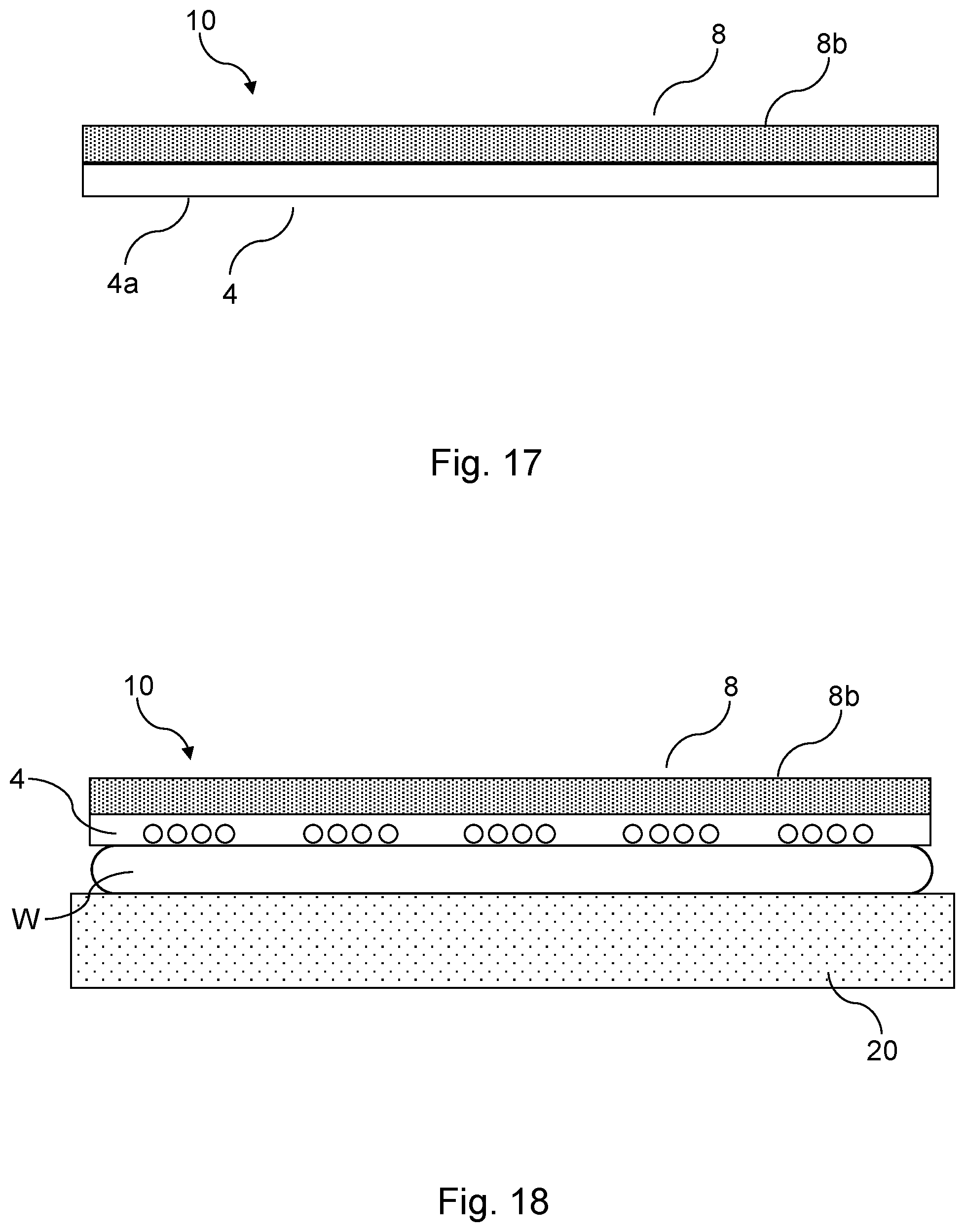 Patent US11784138 Figure 7 – Wafer processing with a protective film and peripheral adhesive