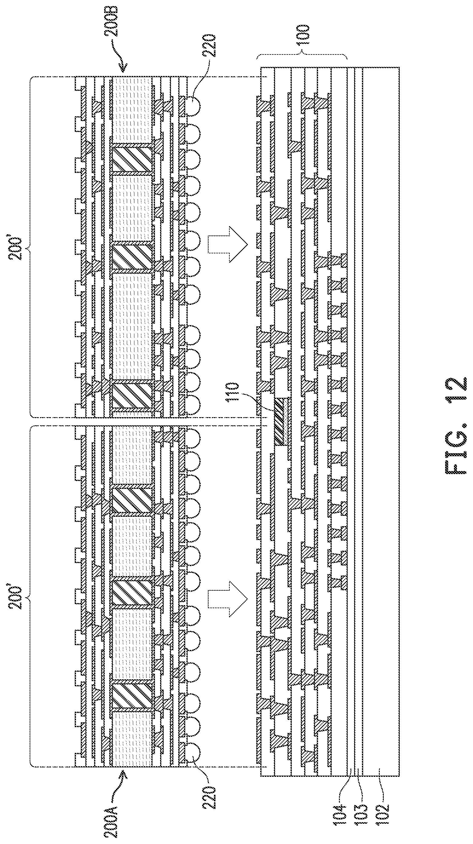 Patent US11784140 Figure 14 – Semiconductor device and method of manufacture