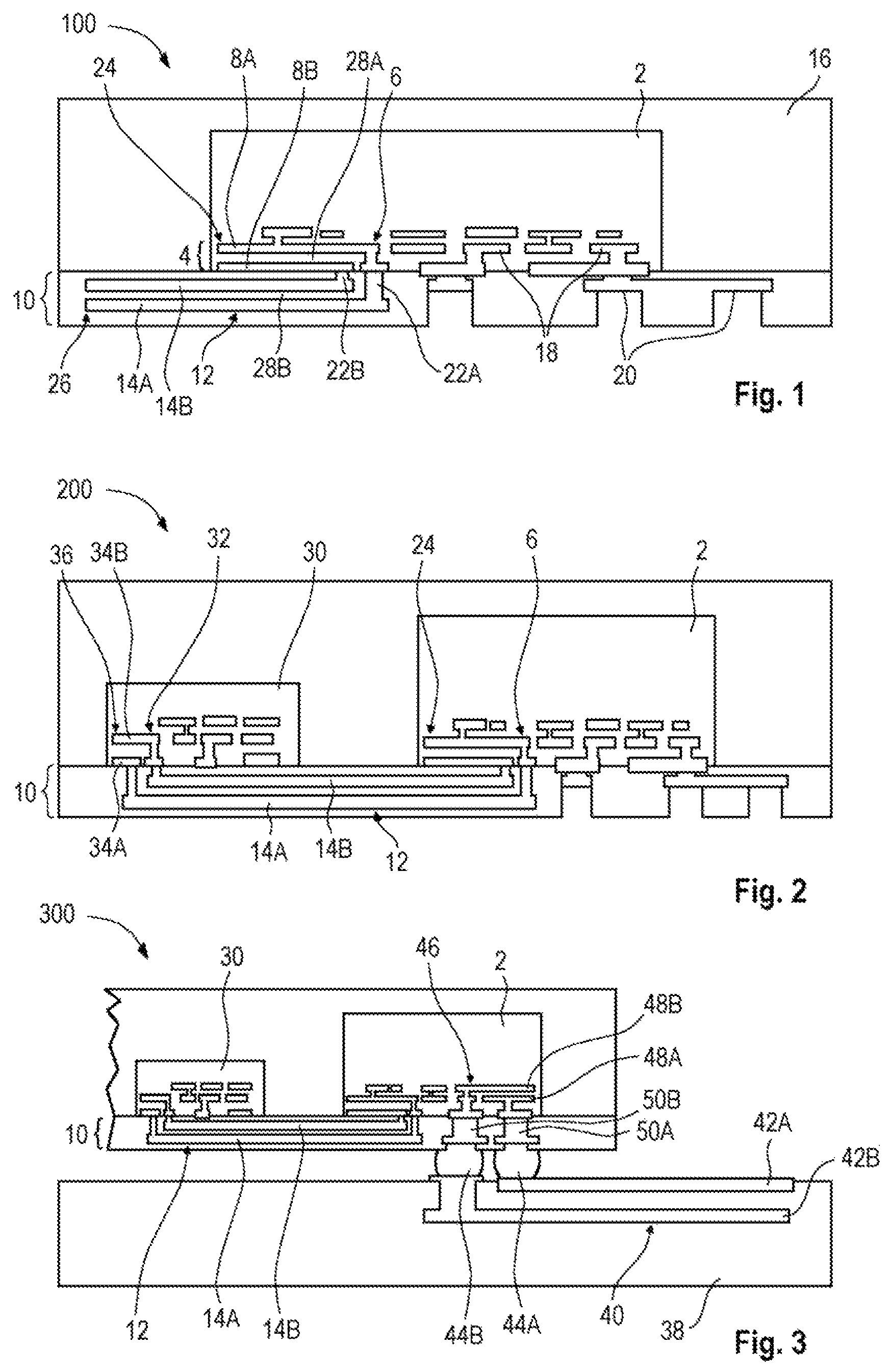 Patent US11784144 Figure 1 – Semiconductor devices comprising planar waveguide transmission lines