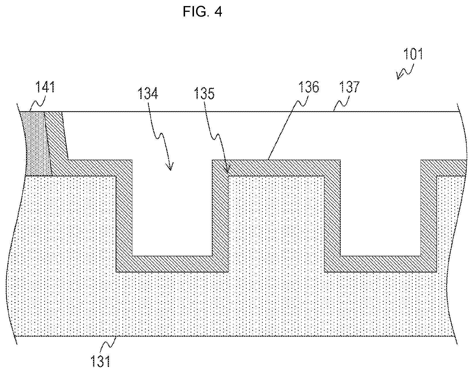 Patent US11784147 Figure 4 – Semiconductor device and manufacturing method of semiconductor device
