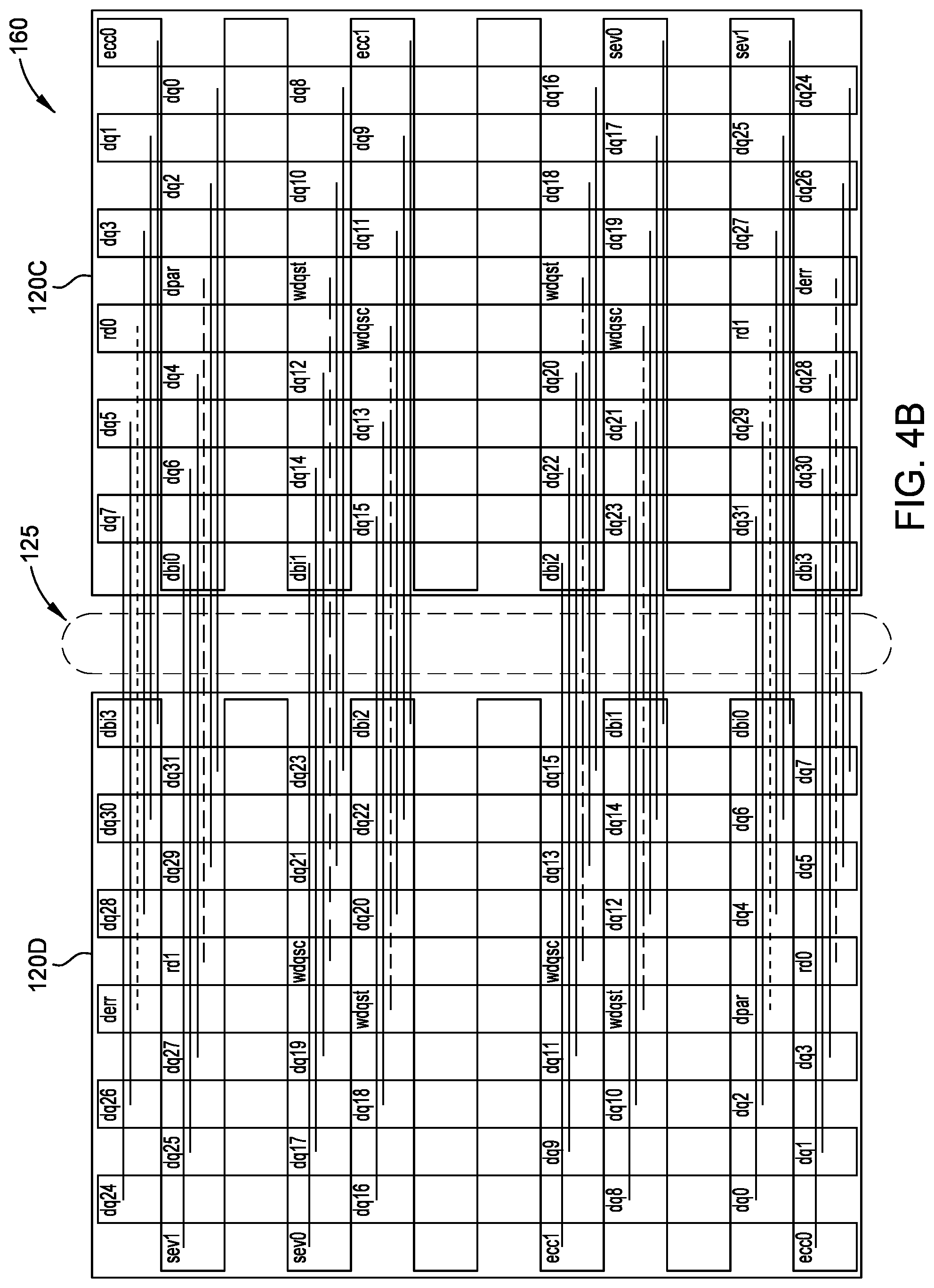 Patent US11784149 Figure 5 – Chip bump interface compatible with different orientations and types of devices
