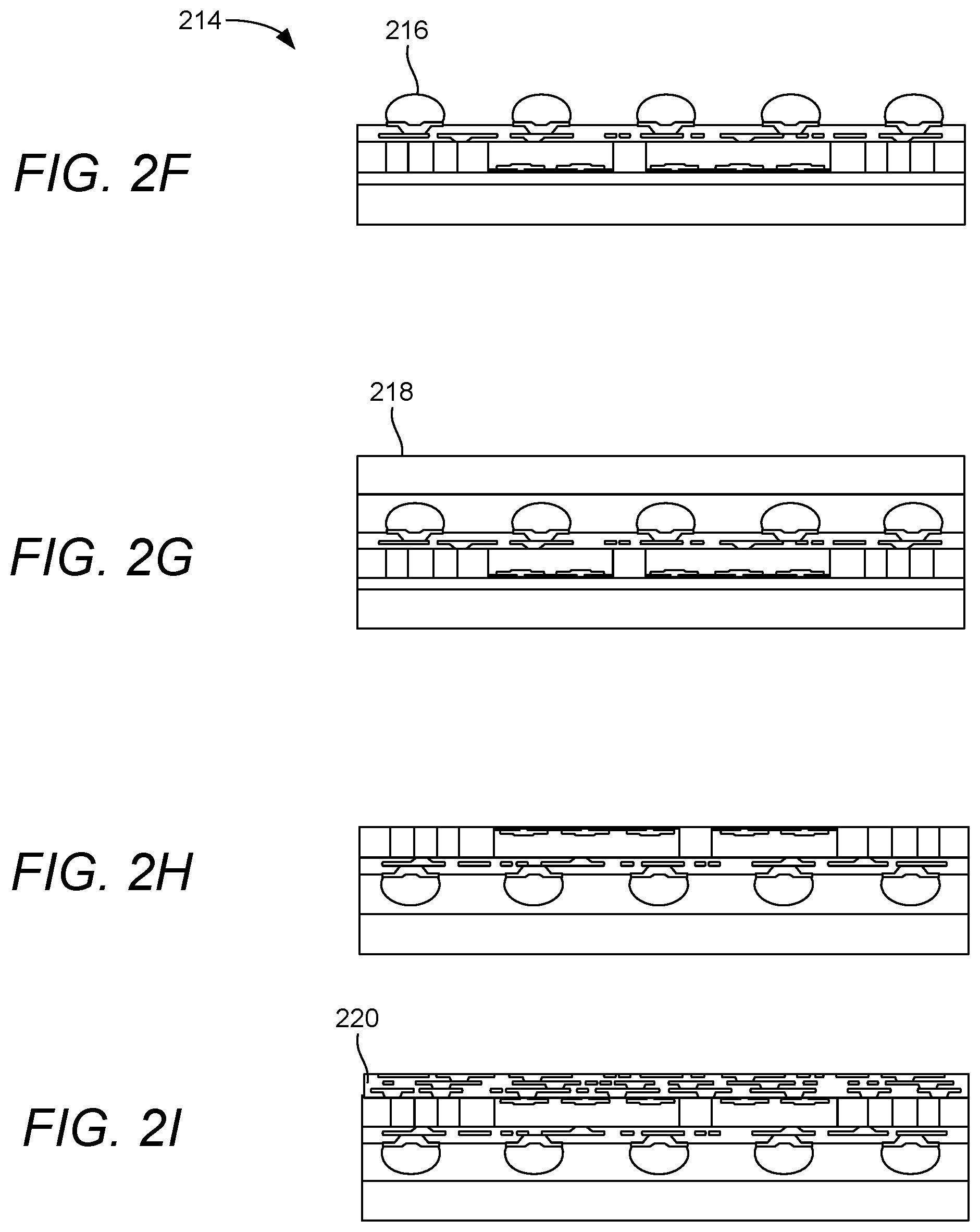 Patent US11784151 Figure 3 – Redistribution layer connection