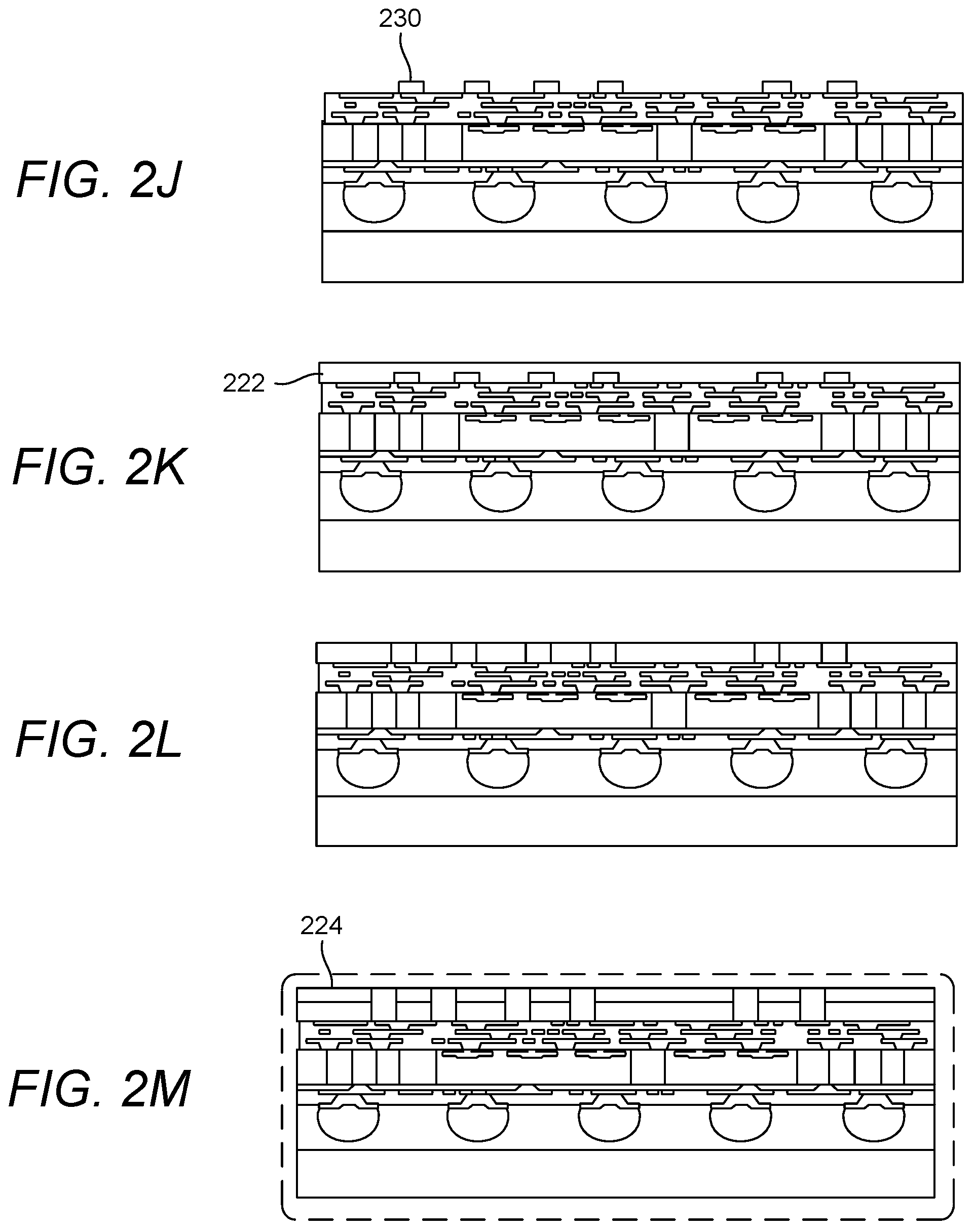Patent US11784151 Figure 4 – Redistribution layer connection