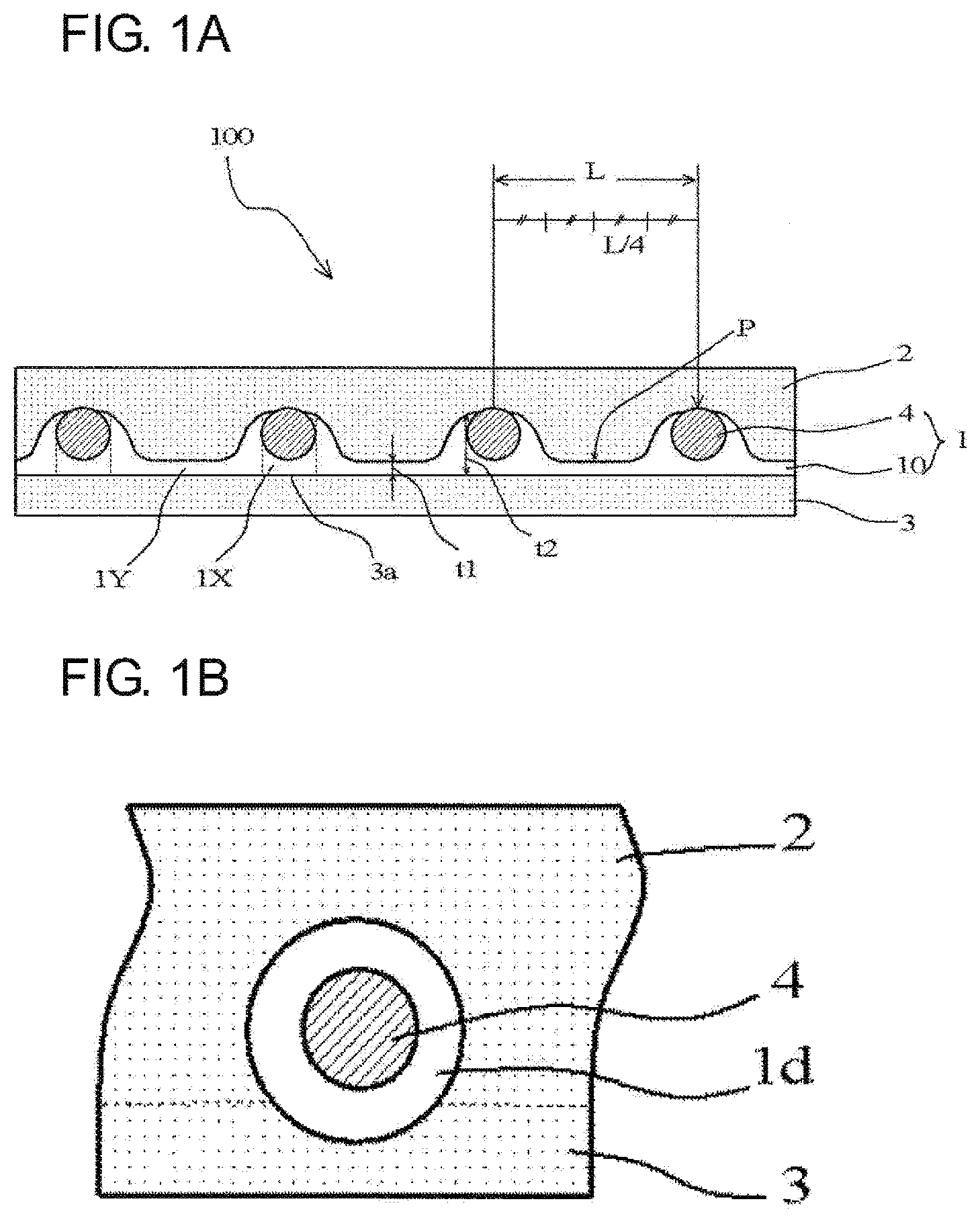 Patent US11784154 Figure 1 – Anisotropic conductive film and method of producing the same