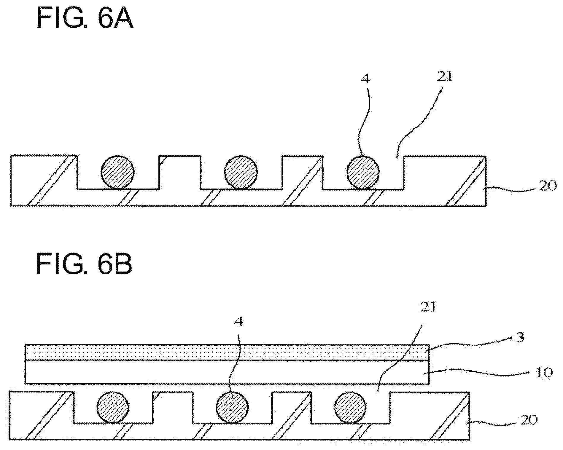 Patent US11784154 Figure 5 – Anisotropic conductive film and method of producing the same