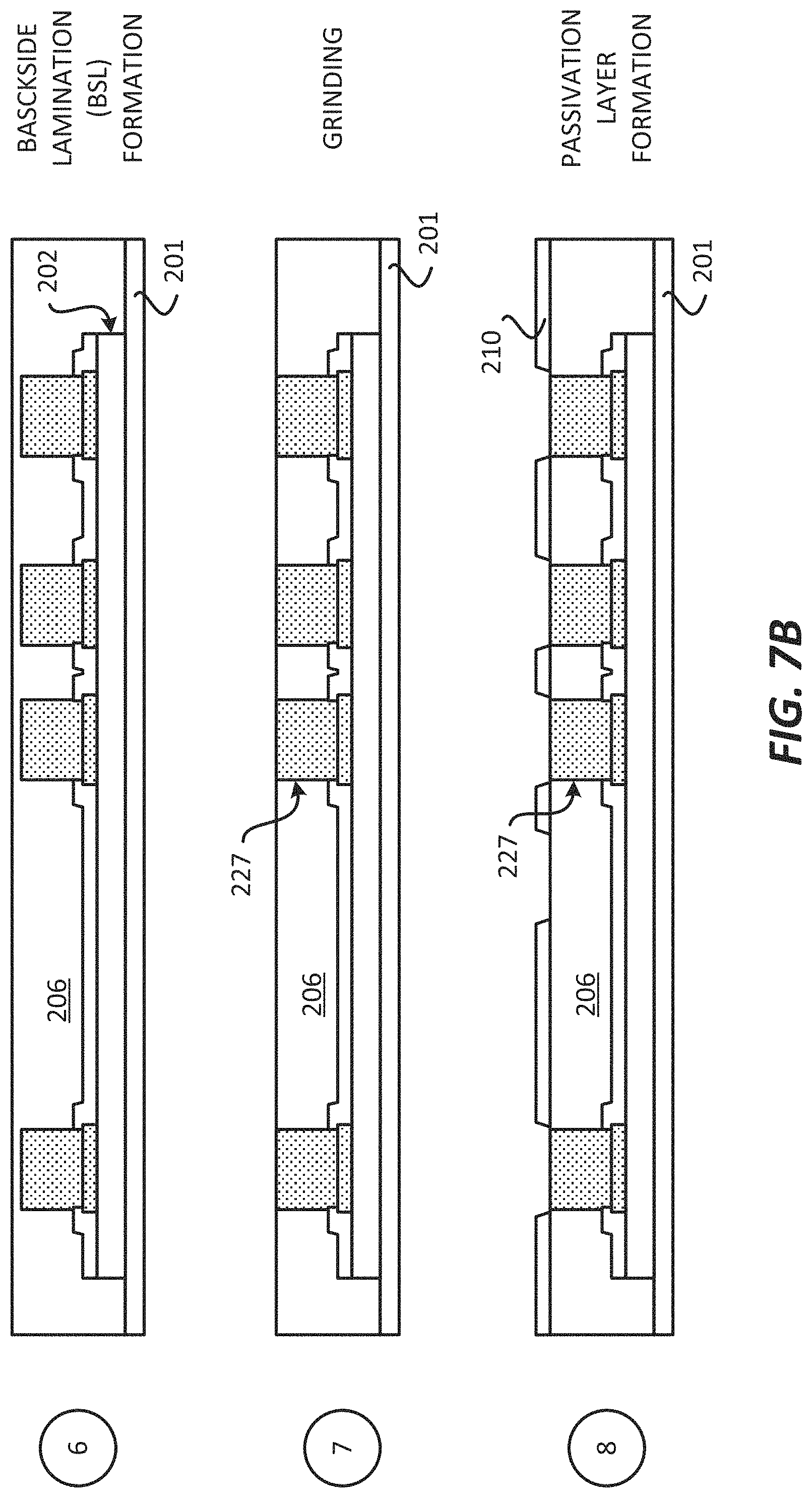 Patent US11784157 Figure 8 – Package comprising integrated devices coupled through a metallization layer