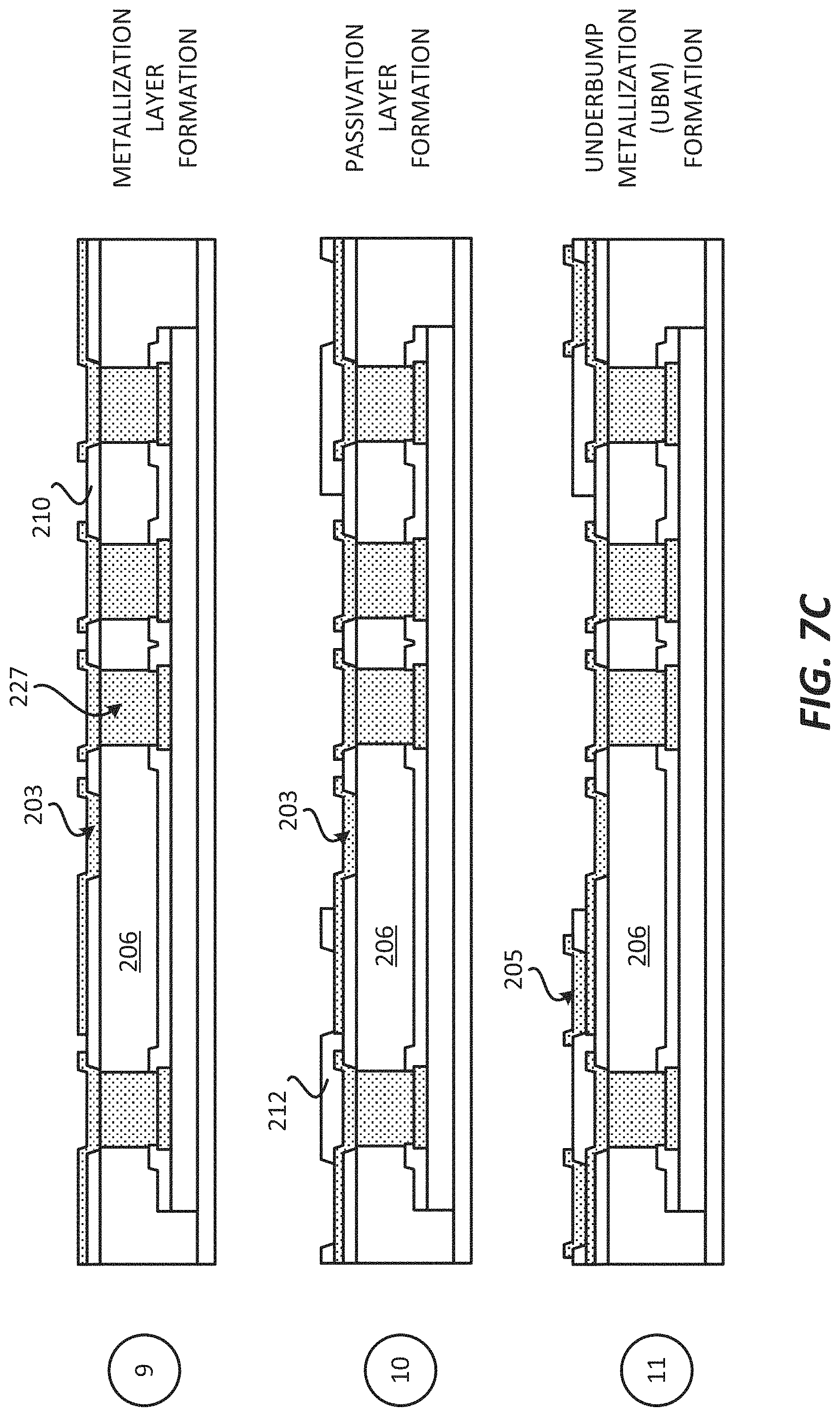 Patent US11784157 Figure 9 – Package comprising integrated devices coupled through a metallization layer