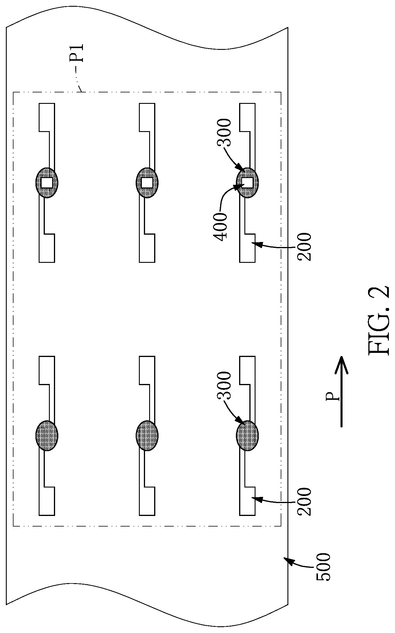 Patent US11784158 Figure 2 – Producing apparatus