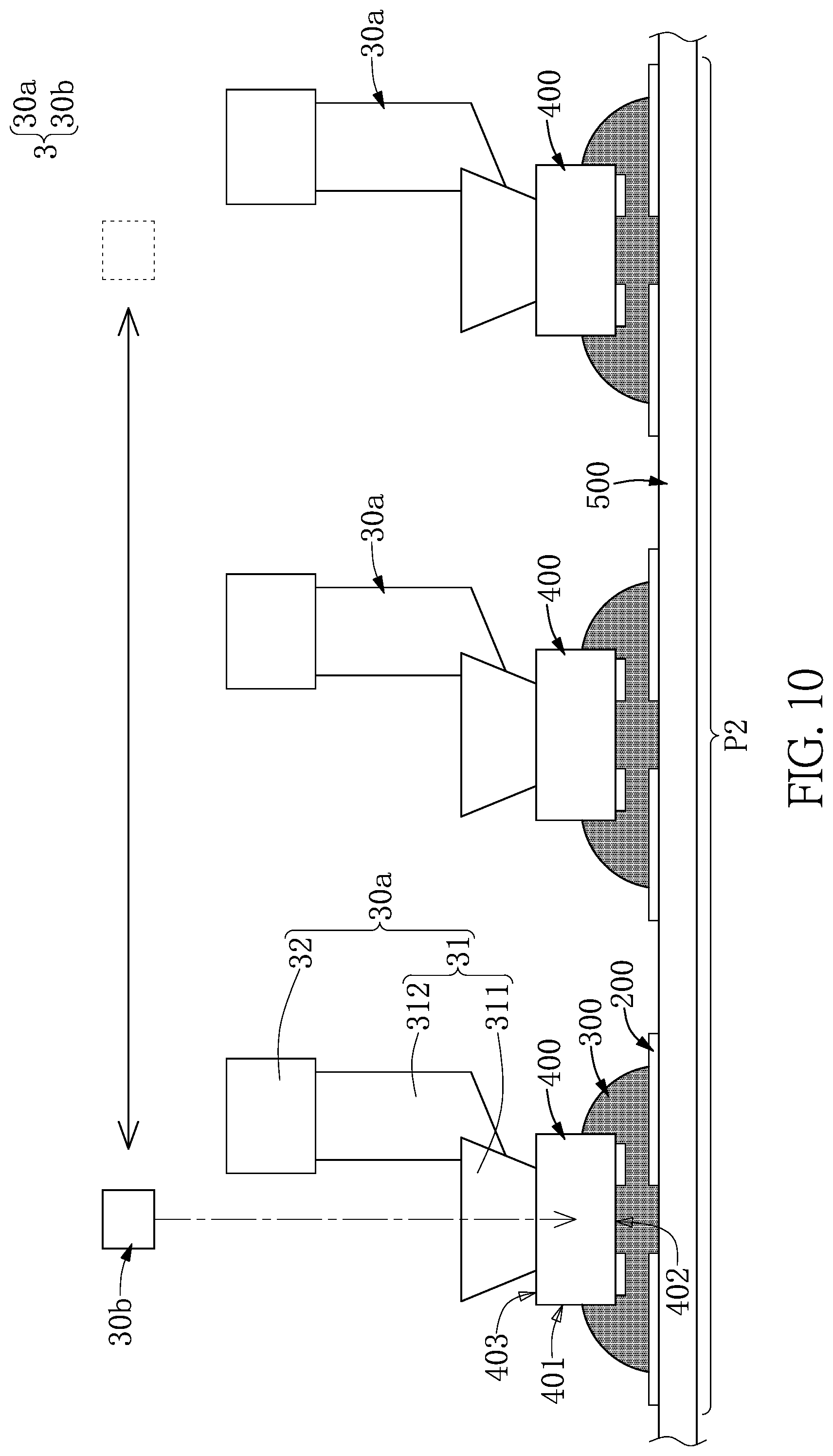 Patent US11784158 Figure 9 – Producing apparatus