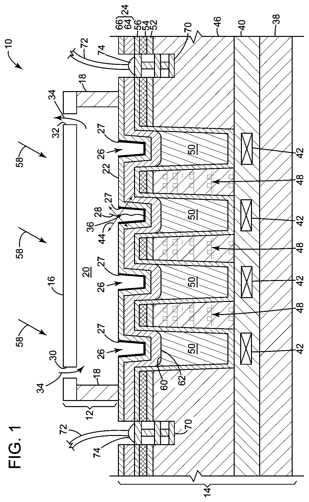 Patent US11784161 Figure 1 – Sensor system