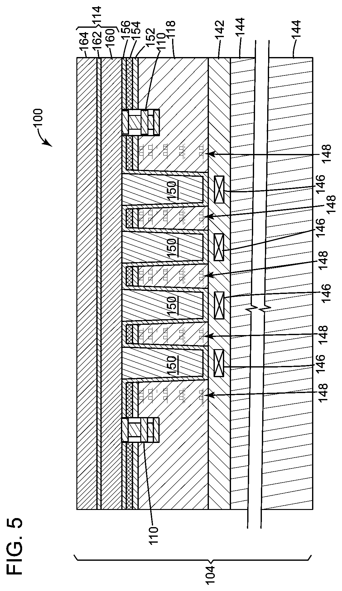 Patent US11784161 Figure 5 – Sensor system