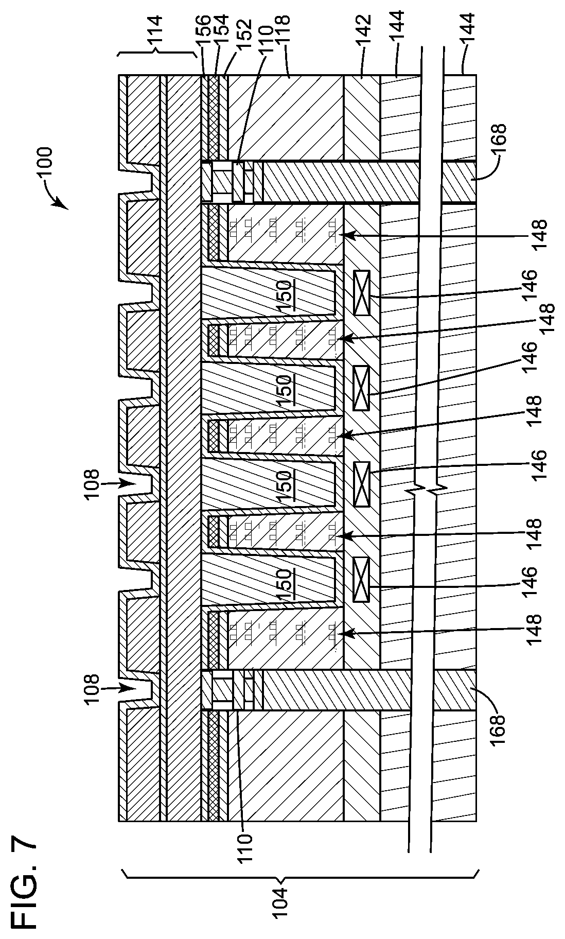 Patent US11784161 Figure 7 – Sensor system