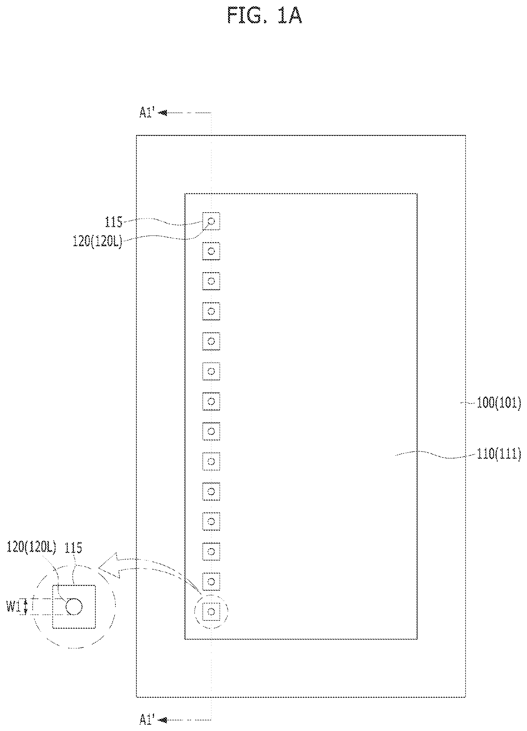 Patent US11784162 Figure 1 – Semiconductor package including vertical interconnector