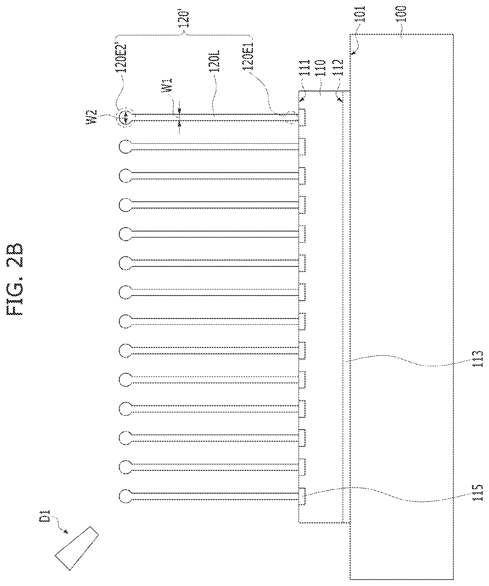 Patent US11784162 Figure 4 – Semiconductor package including vertical interconnector