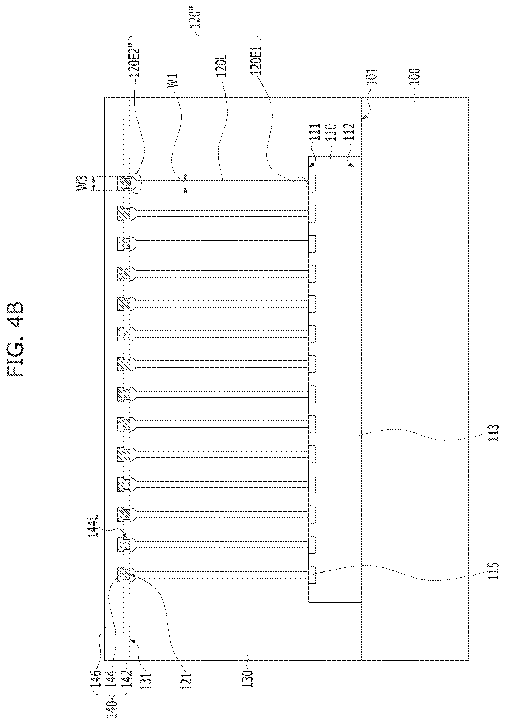 Patent US11784162 Figure 8 – Semiconductor package including vertical interconnector