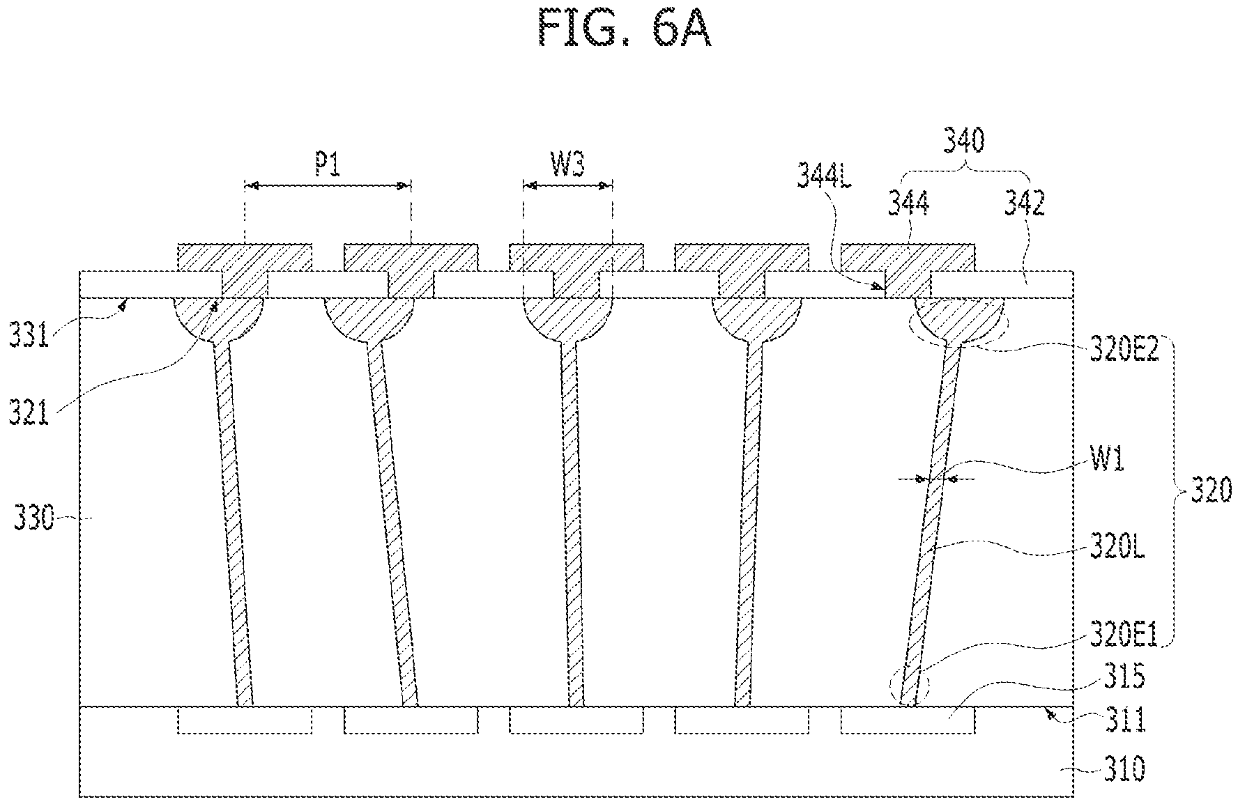 Patent US11784162 Figure 10 – Semiconductor package including vertical interconnector