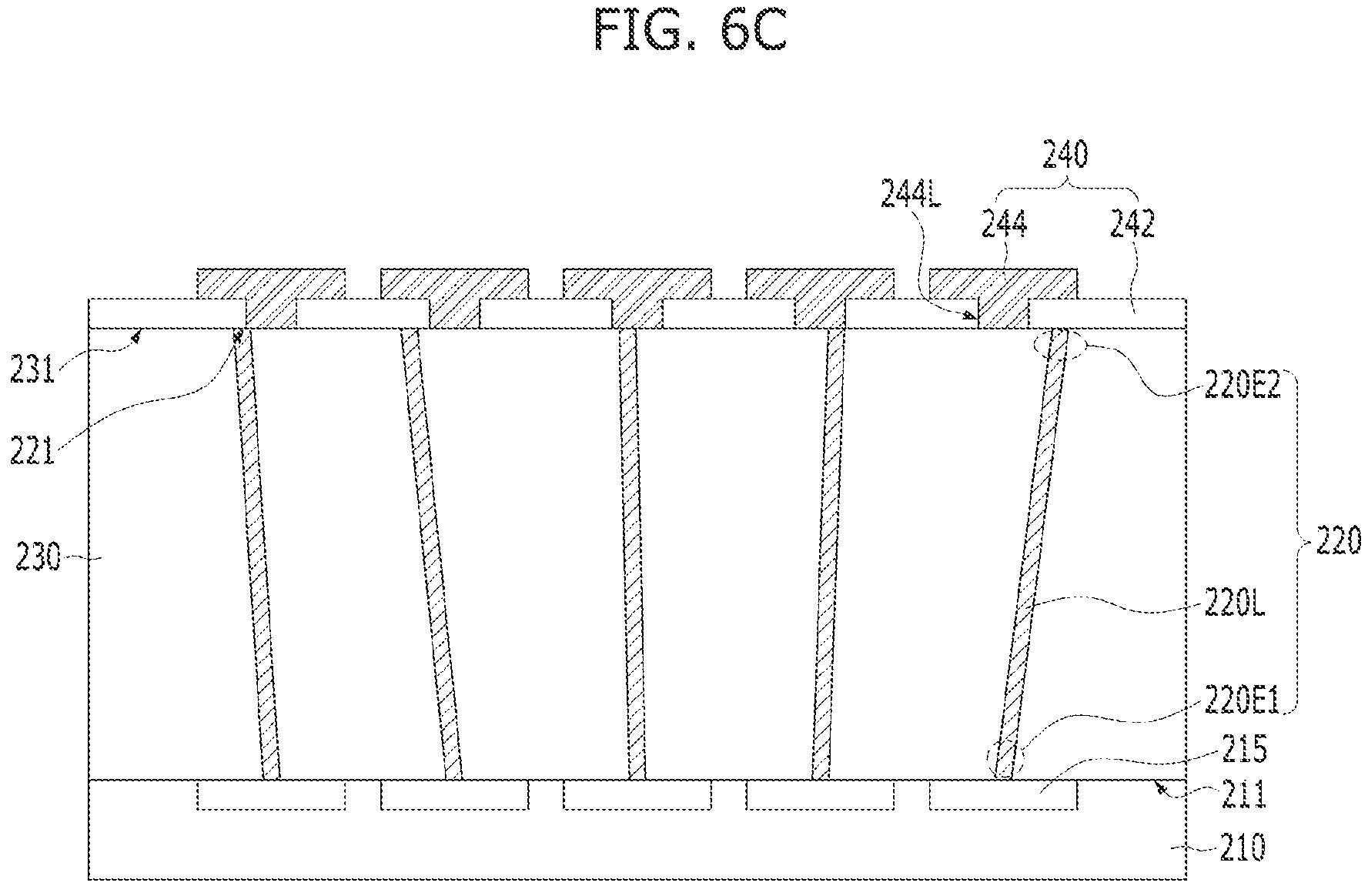 Patent US11784162 Figure 12 – Semiconductor package including vertical interconnector