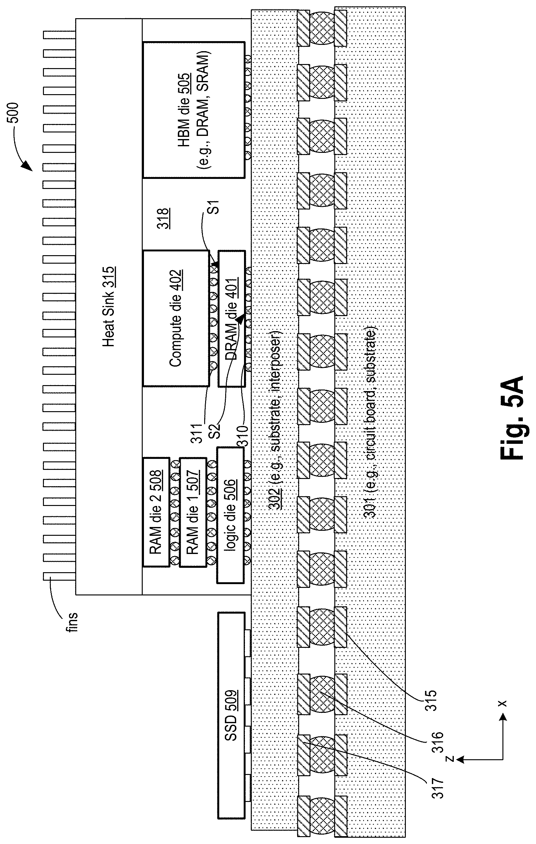 Patent US11784164 Figure 9 – 3D stacked compute and memory with copper-to-copper hybrid bond