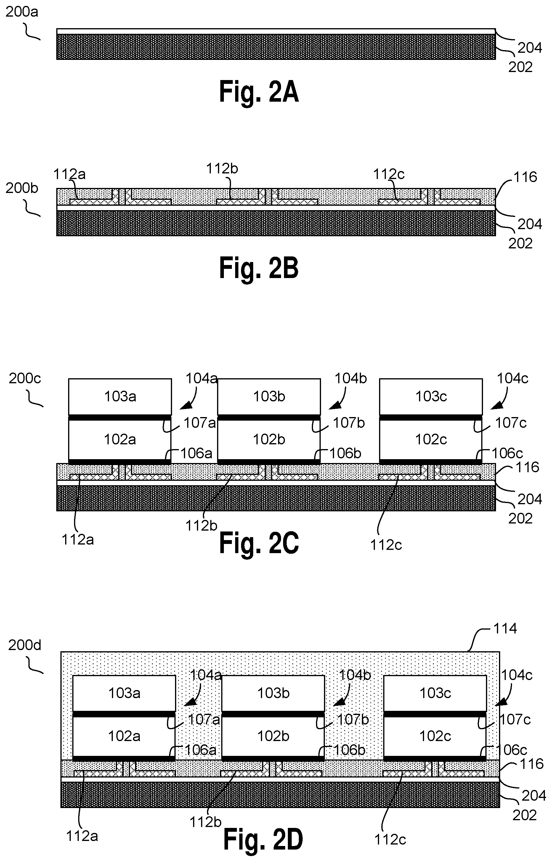 Patent US11784165 Figure 2 – Monolithic chip stacking using a die with double-sided interconnect layers