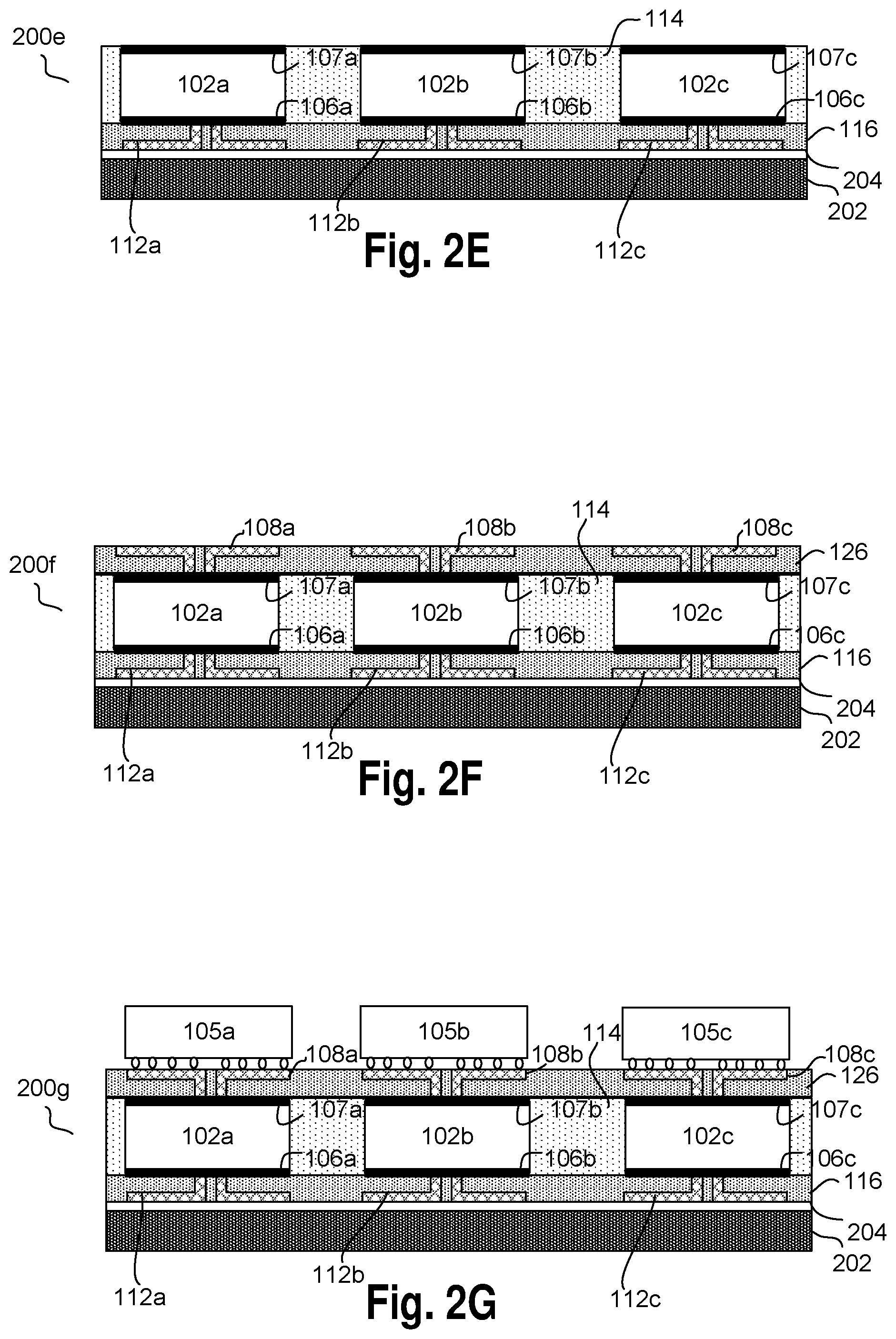 Patent US11784165 Figure 3 – Monolithic chip stacking using a die with double-sided interconnect layers