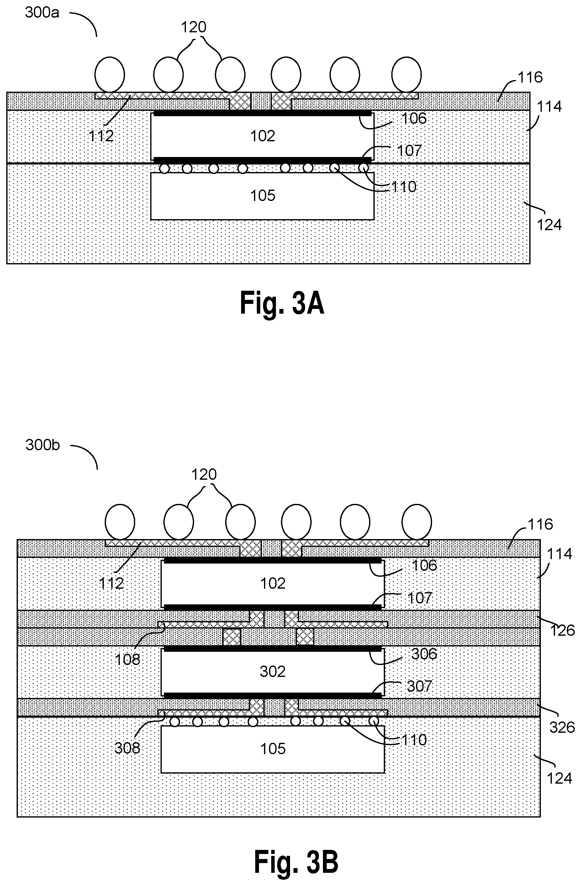 Patent US11784165 Figure 6 – Monolithic chip stacking using a die with double-sided interconnect layers