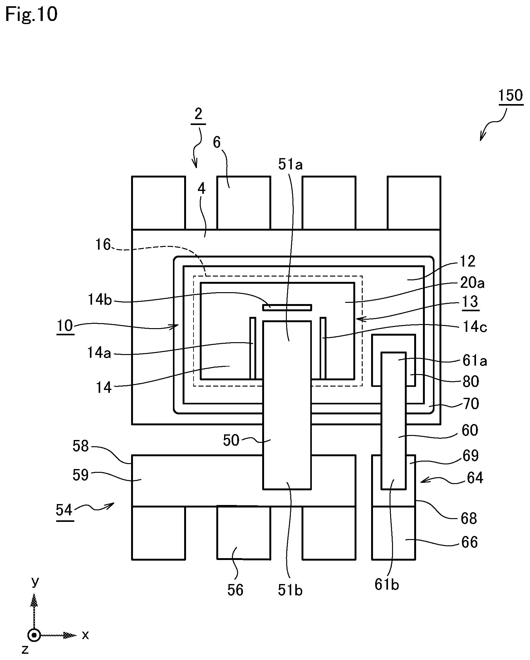 Patent US11784167 Figure 10 – Semiconductor device with metal film having openings