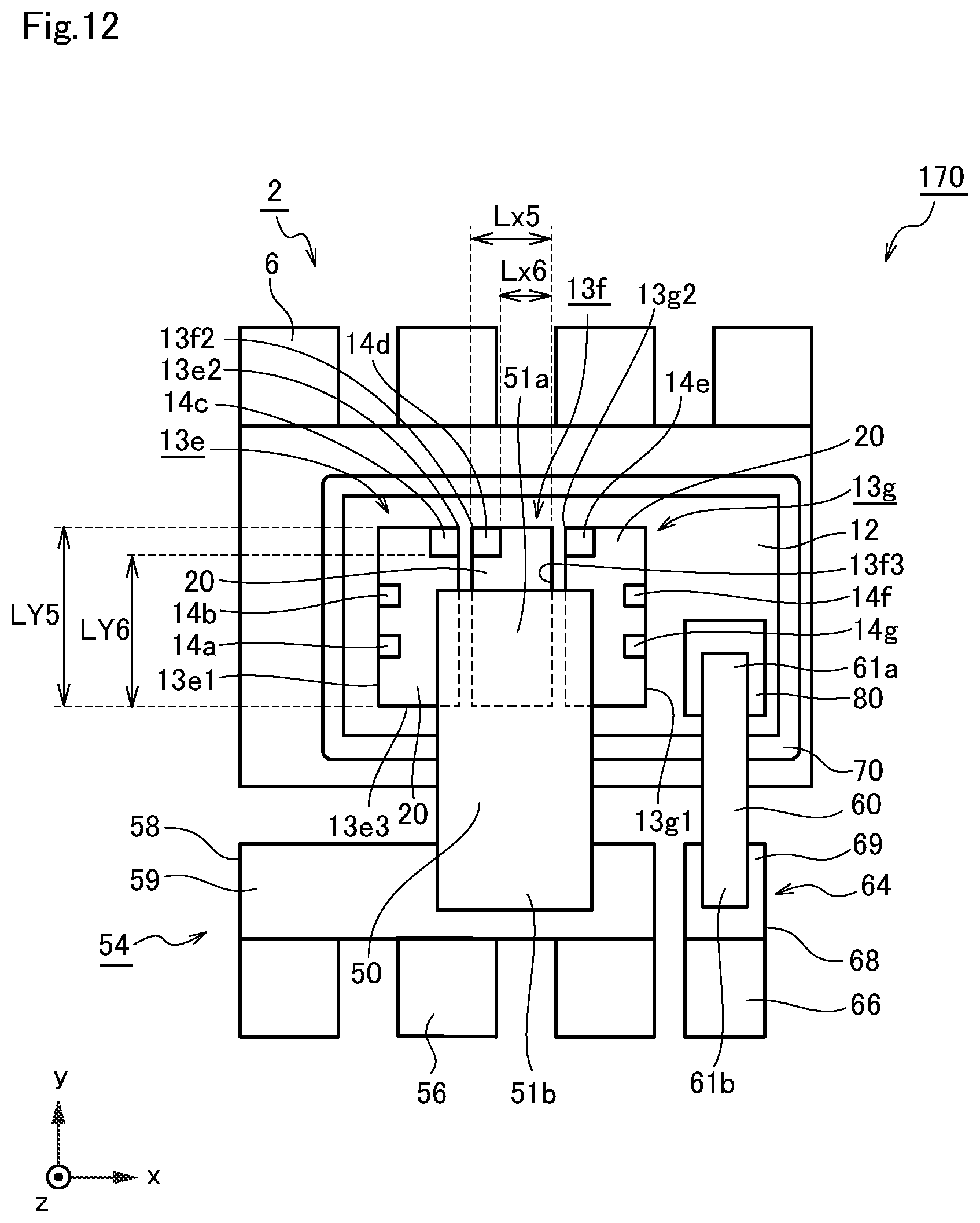 Patent US11784167 Figure 12 – Semiconductor device with metal film having openings