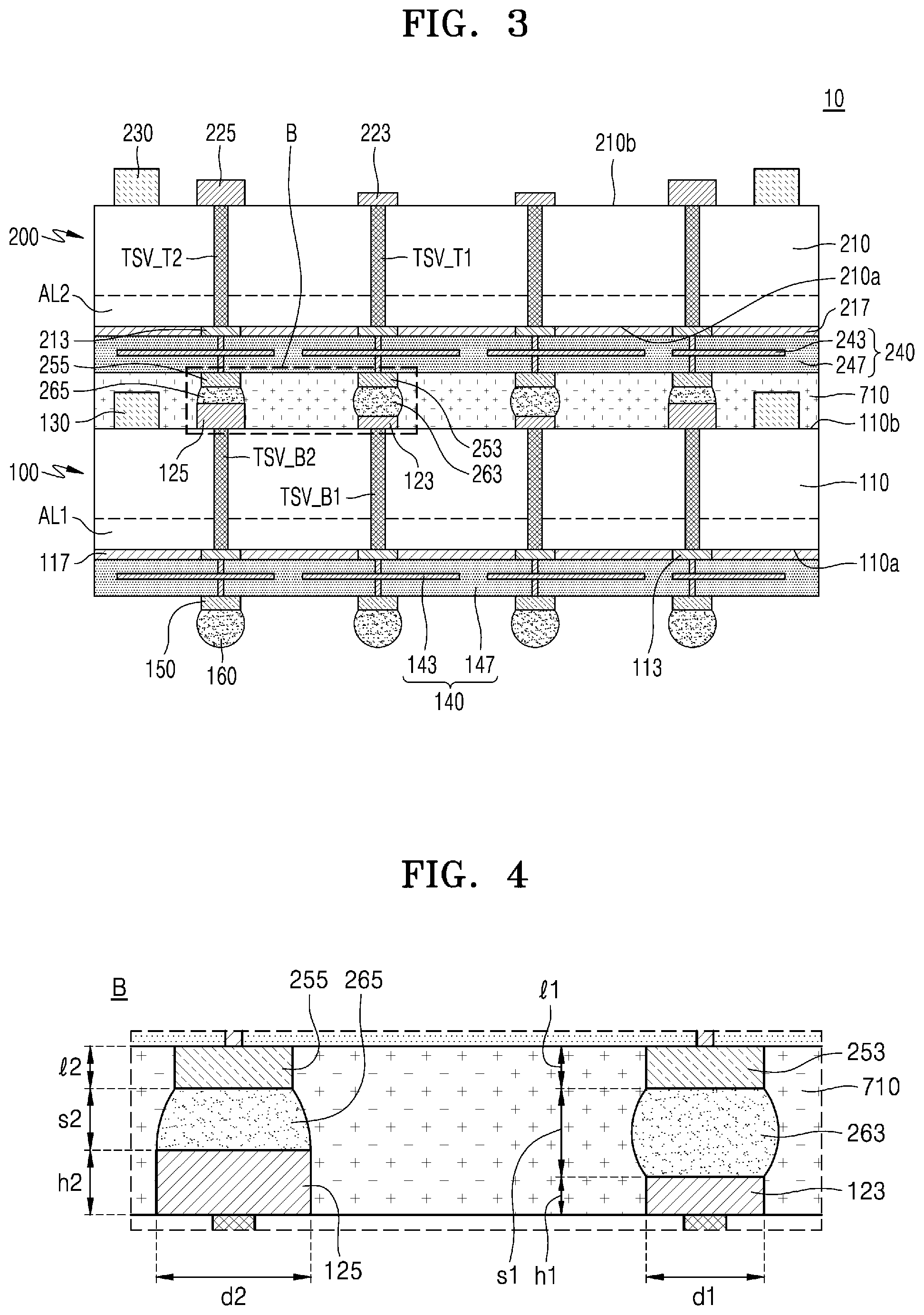 Patent US11784168 Figure 2 – Semiconductor chip, semiconductor device, and semiconductor package including the semiconductor chip