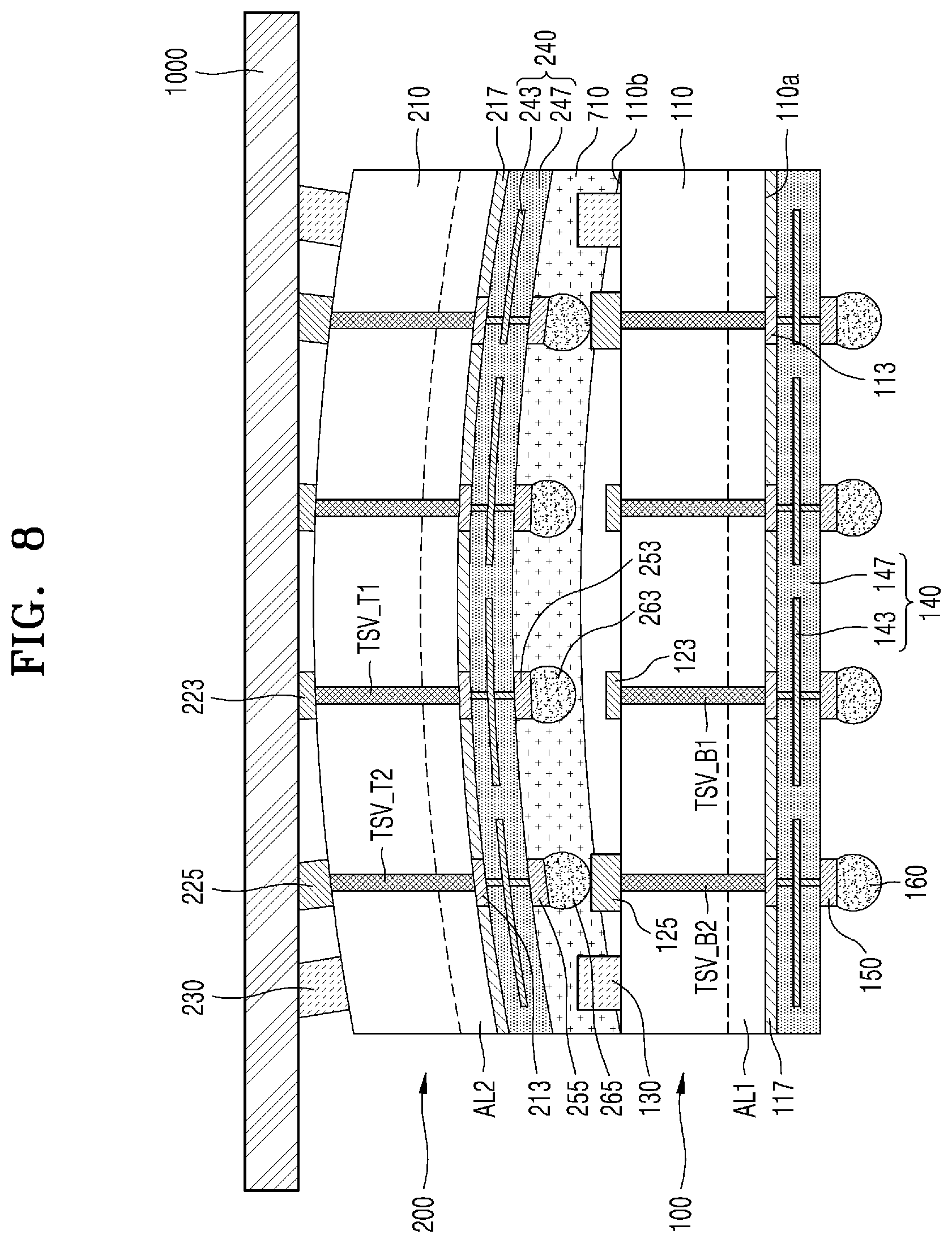Patent US11784168 Figure 6 – Semiconductor chip, semiconductor device, and semiconductor package including the semiconductor chip