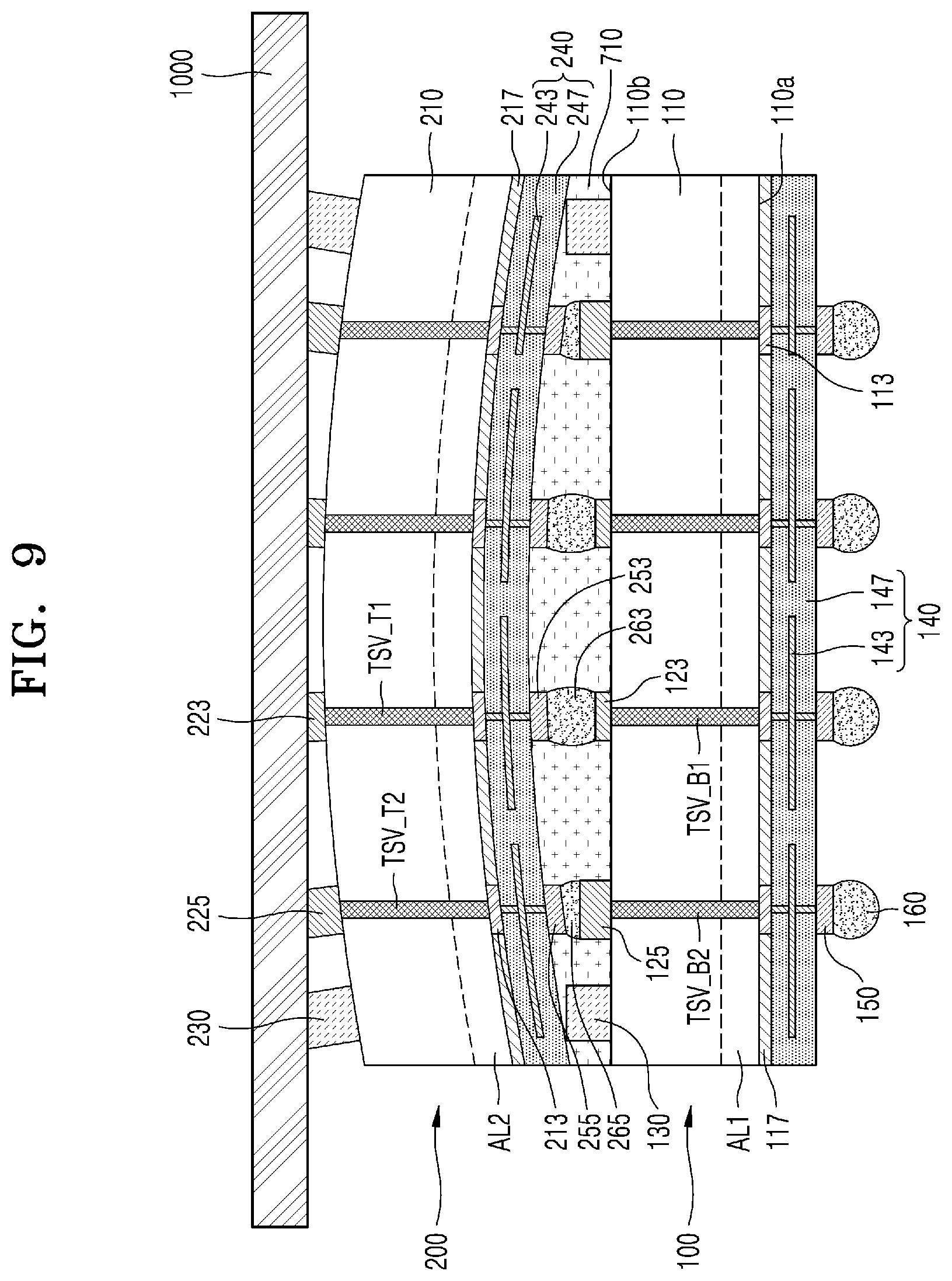 Patent US11784168 Figure 7 – Semiconductor chip, semiconductor device, and semiconductor package including the semiconductor chip