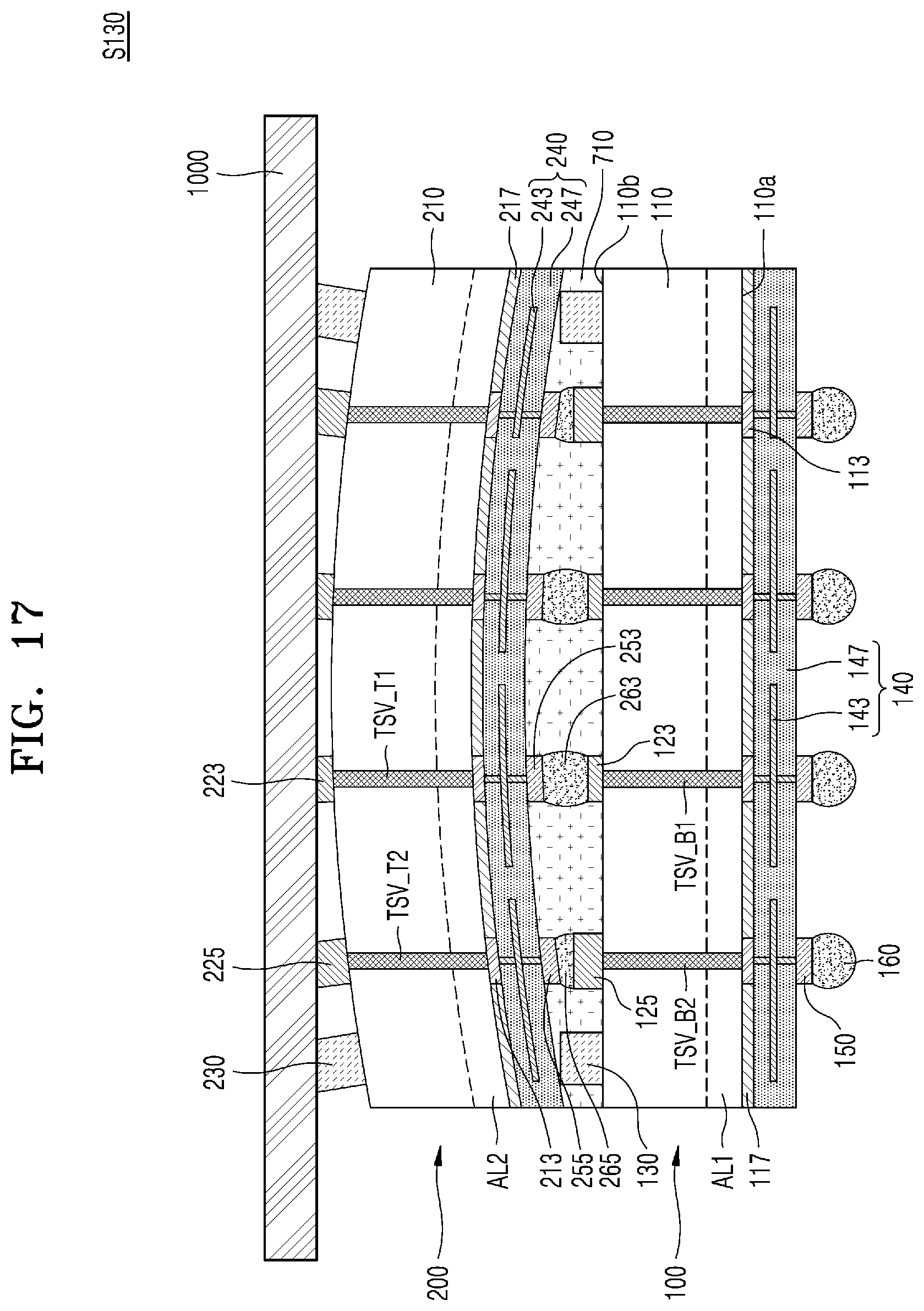 Patent US11784168 Figure 15 – Semiconductor chip, semiconductor device, and semiconductor package including the semiconductor chip