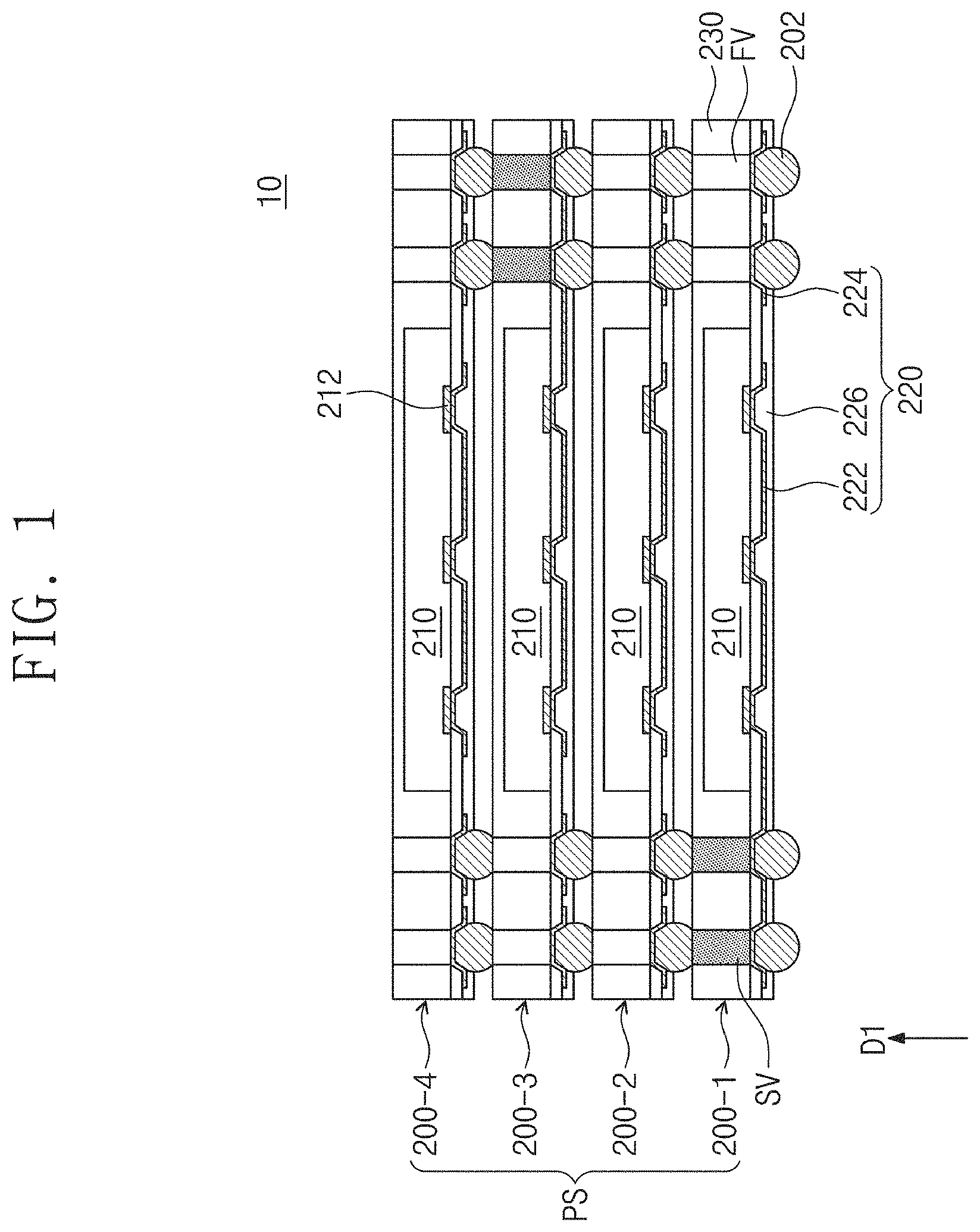 Patent US11784171 Figure 1 – Semiconductor device