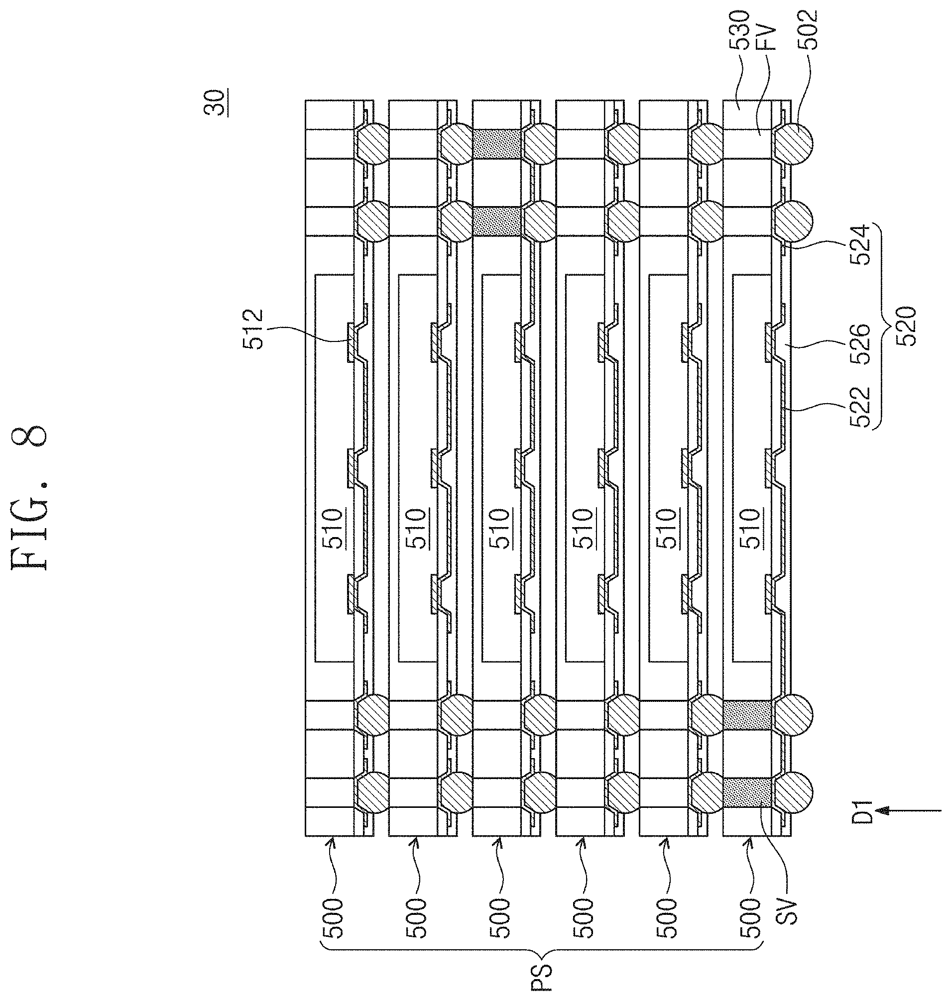 Patent US11784171 Figure 8 – Semiconductor device