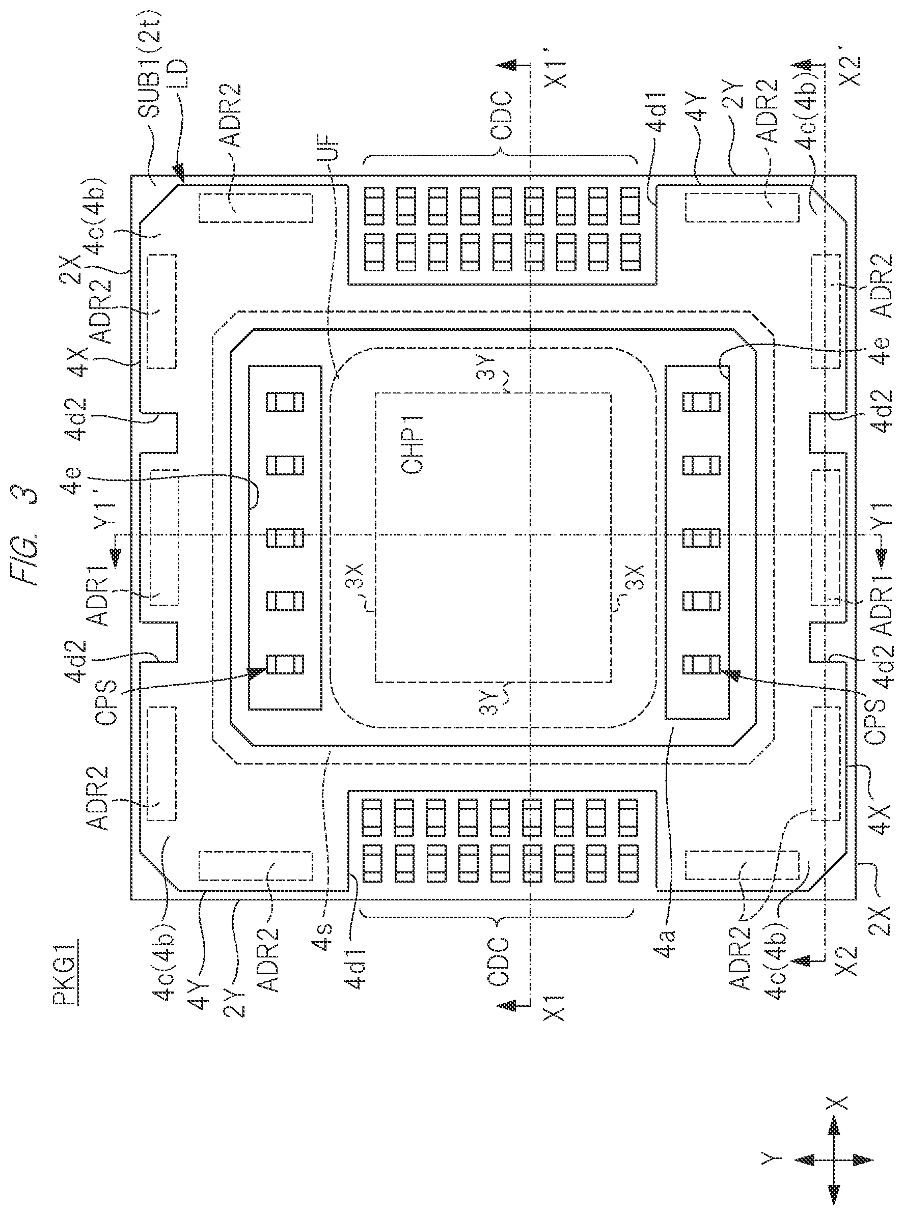Patent US11784173 Figure 3 – Semiconductor device including a circuit for transmitting a signal