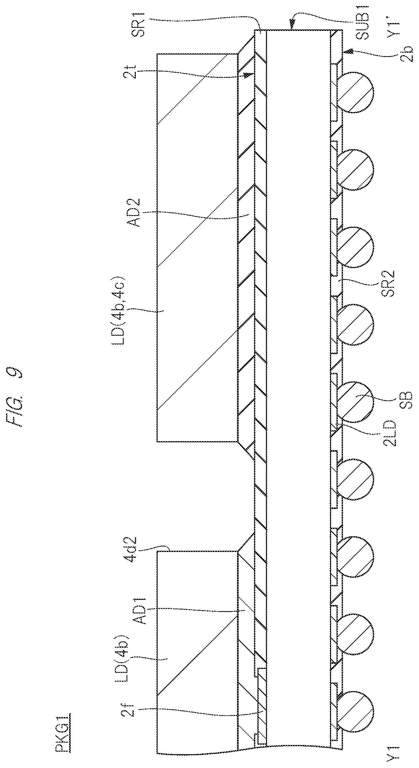 Patent US11784173 Figure 9 – Semiconductor device including a circuit for transmitting a signal