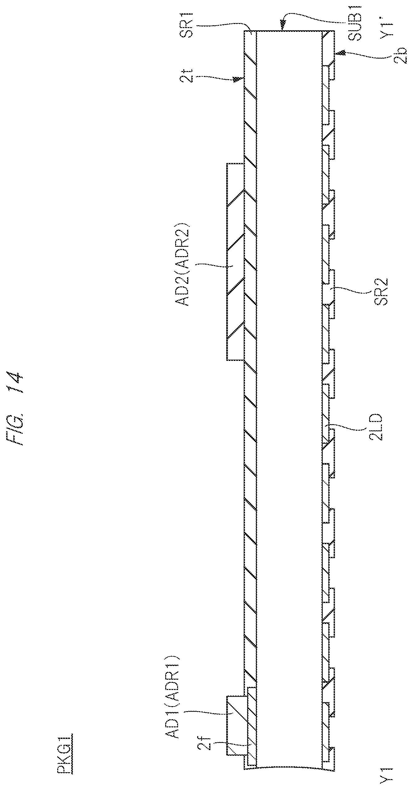 Patent US11784173 Figure 14 – Semiconductor device including a circuit for transmitting a signal