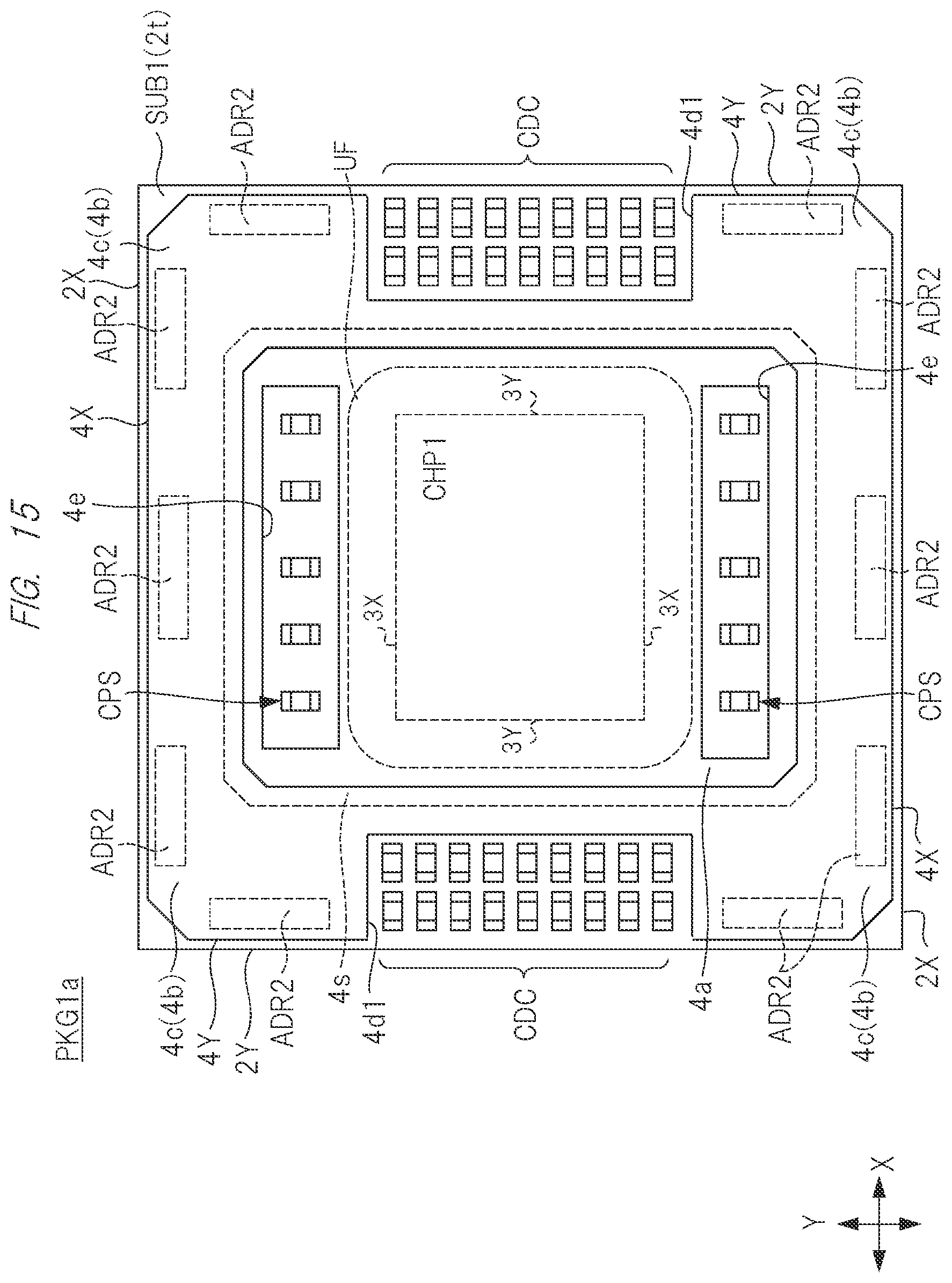 Patent US11784173 Figure 15 – Semiconductor device including a circuit for transmitting a signal