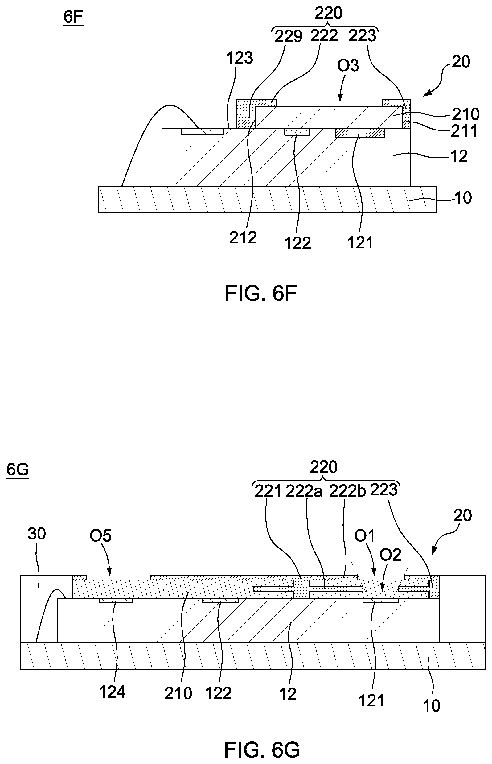 Patent US11784174 Figure 8 – Optical package structure and method for manufacturing the same
