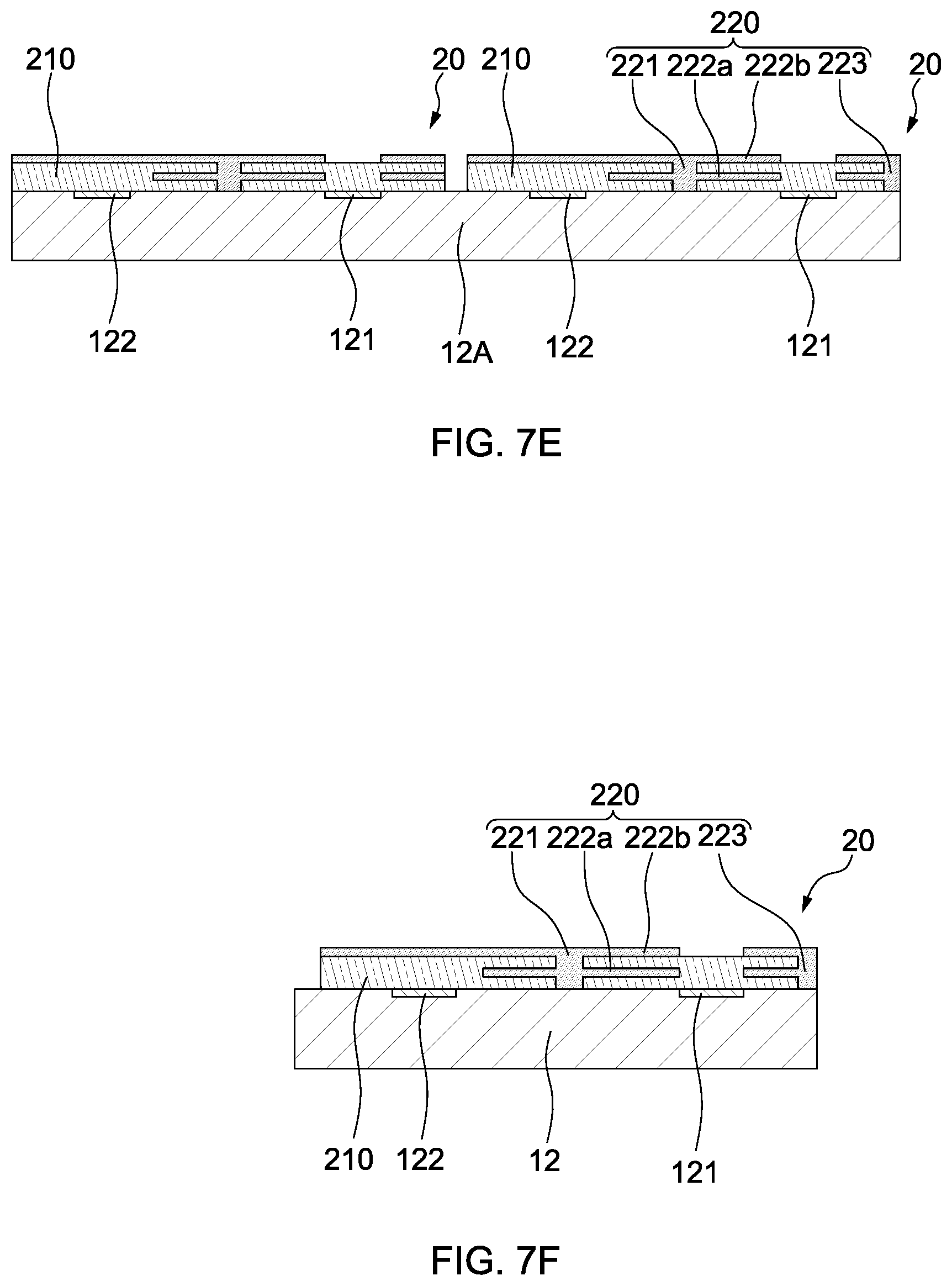 Patent US11784174 Figure 11 – Optical package structure and method for manufacturing the same