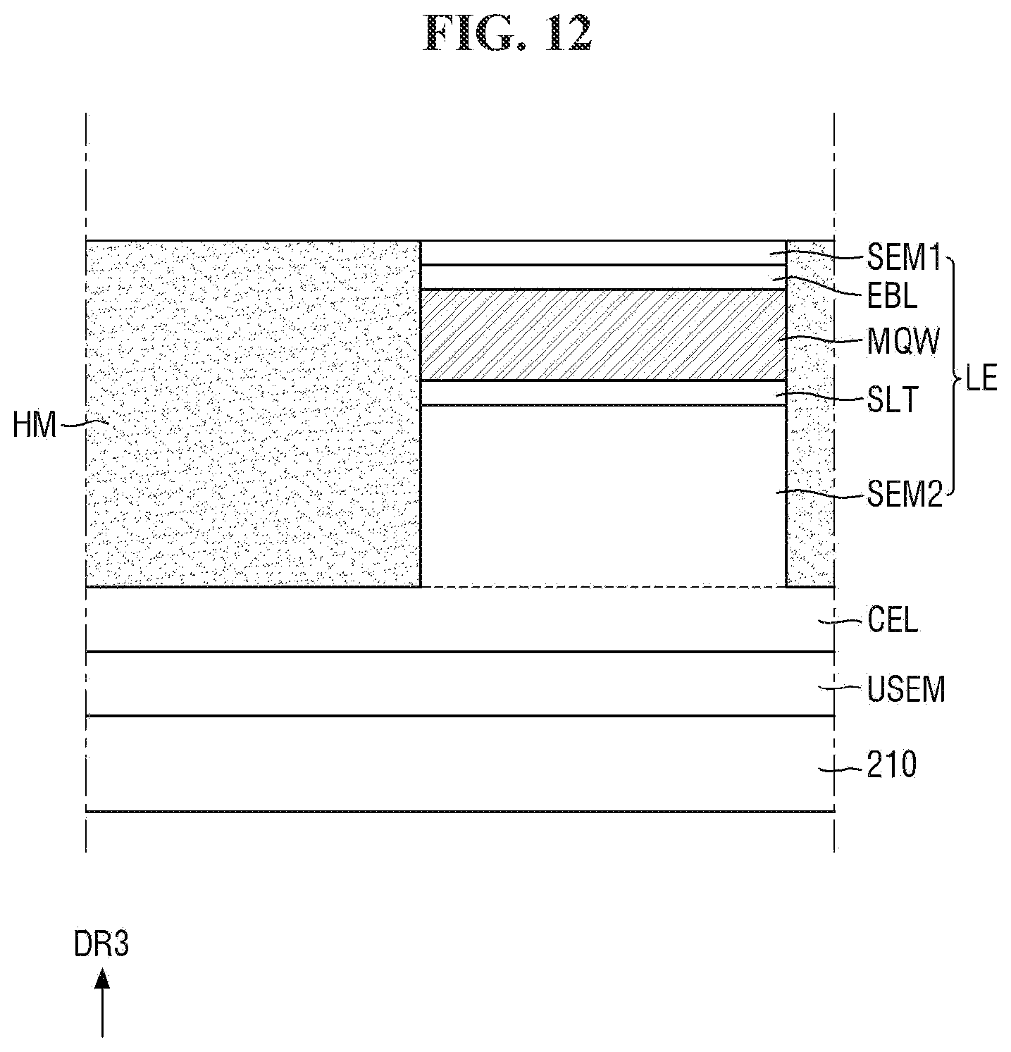 Patent US11784177 Figure 12 – Display device and method for fabricating the same