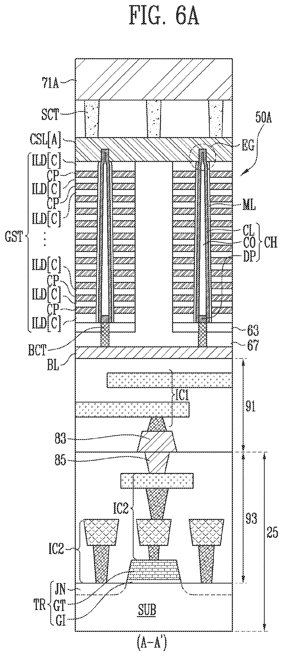 Patent US11784178 Figure 6 – Semiconductor memory device and manufacturing method of semiconductor memory device