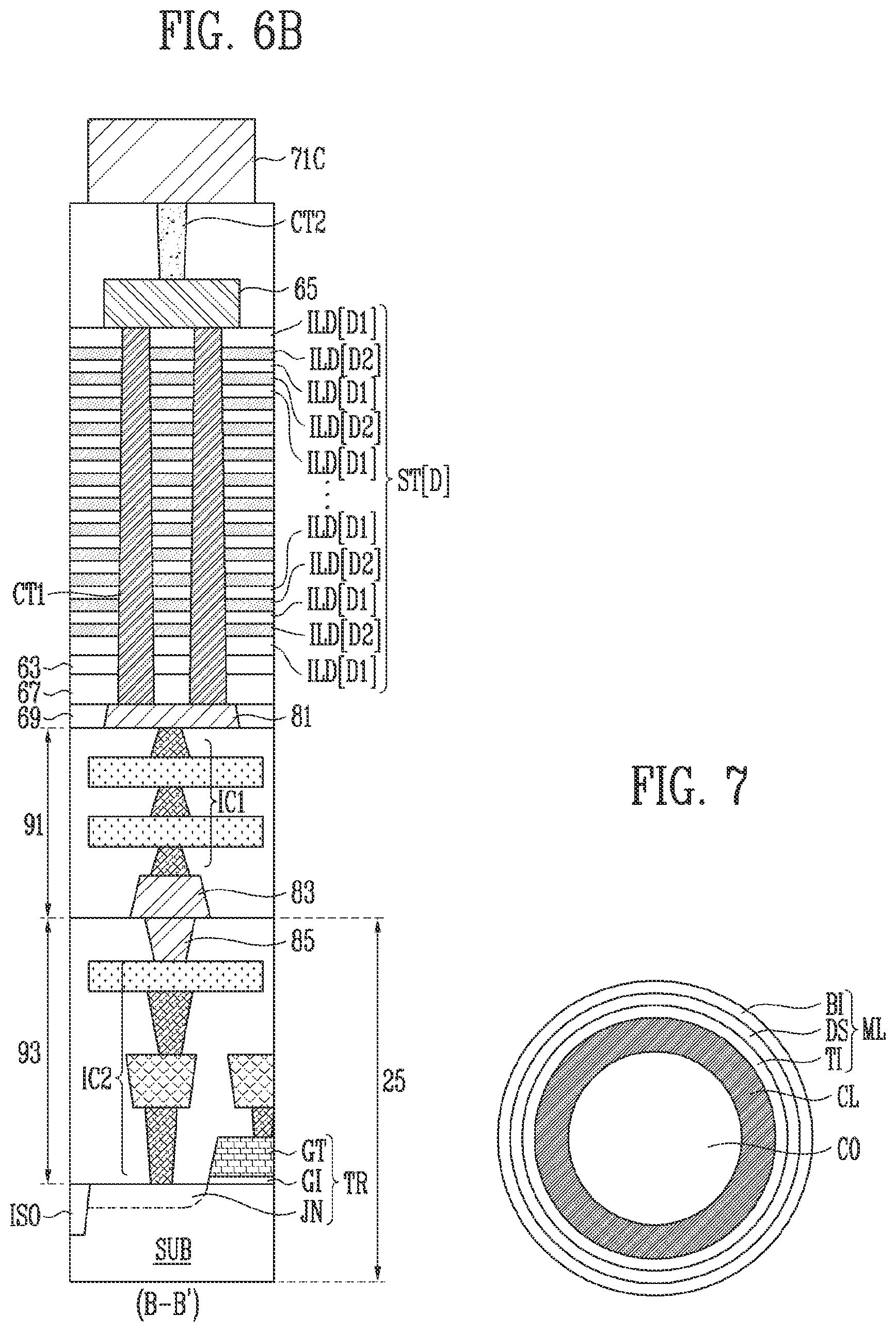 Patent US11784178 Figure 7 – Semiconductor memory device and manufacturing method of semiconductor memory device