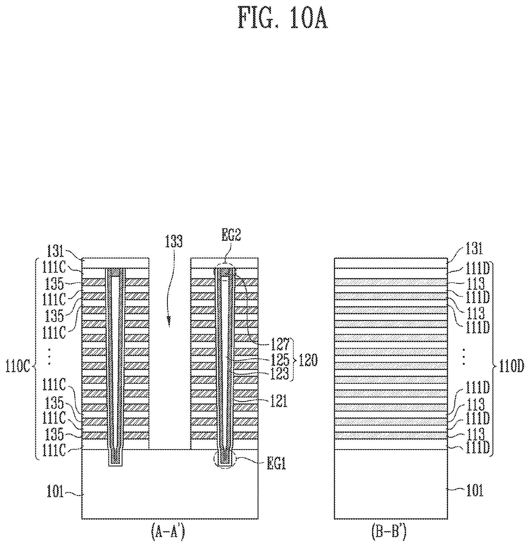 Patent US11784178 Figure 11 – Semiconductor memory device and manufacturing method of semiconductor memory device