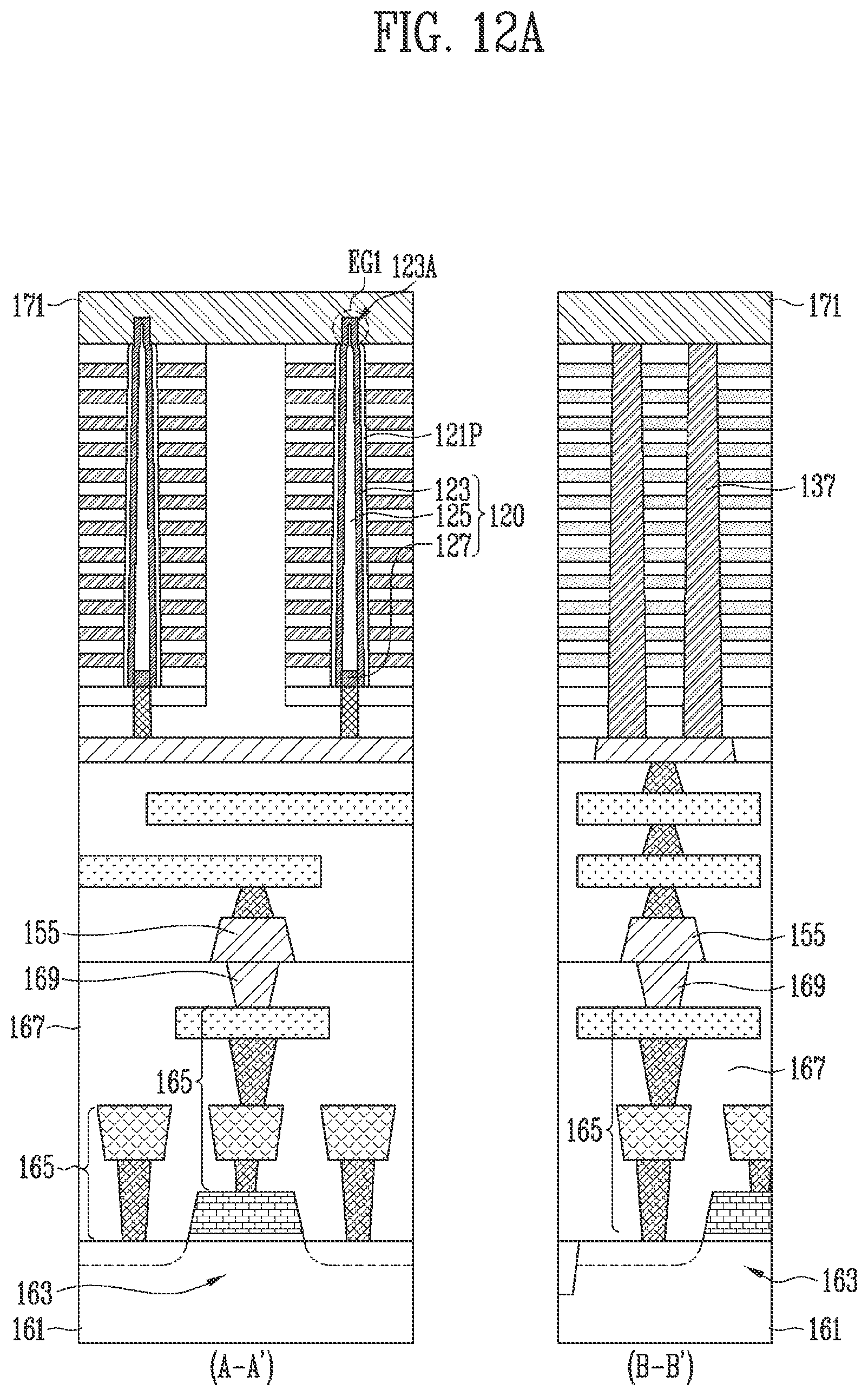 Patent US11784178 Figure 17 – Semiconductor memory device and manufacturing method of semiconductor memory device