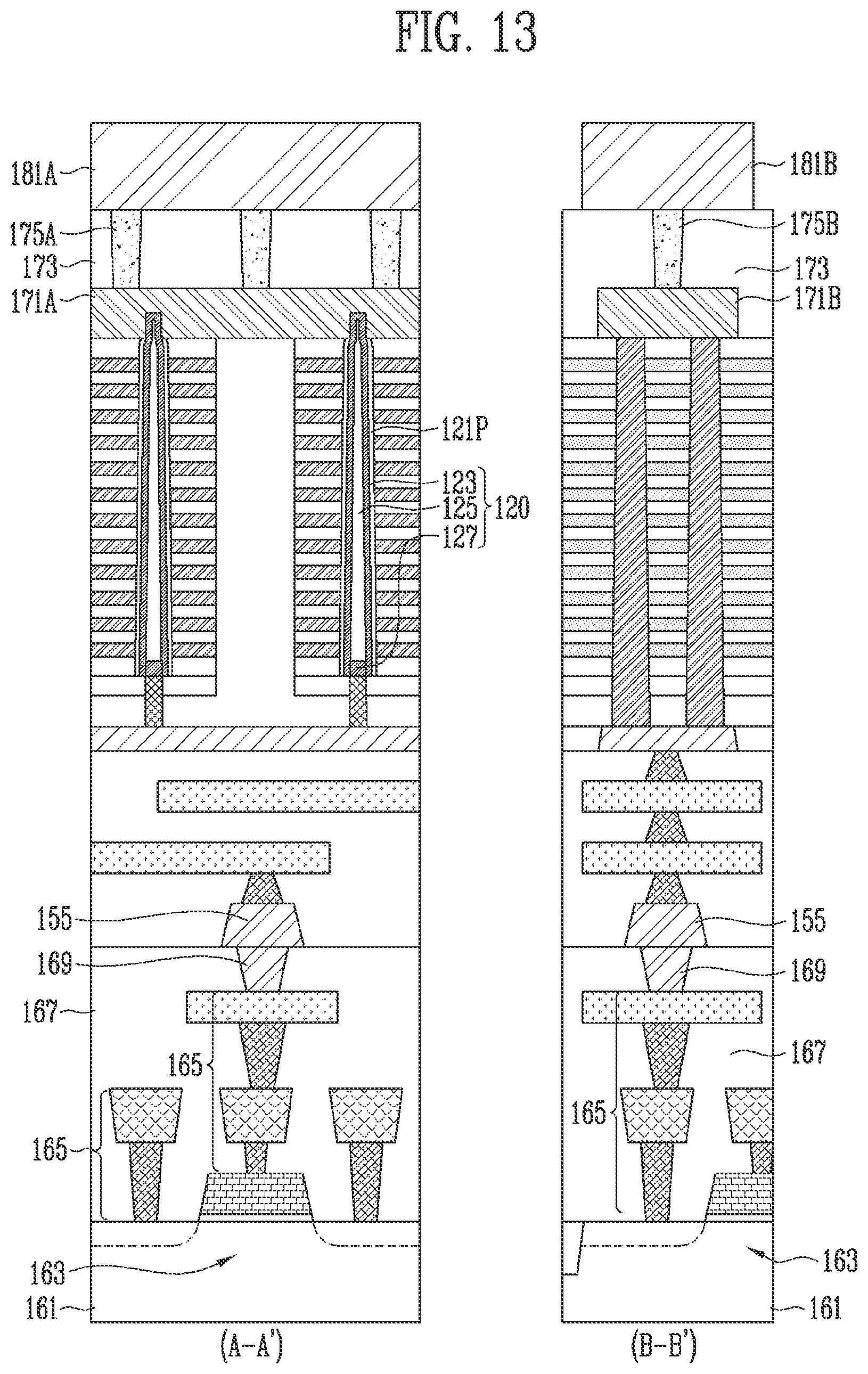 Patent US11784178 Figure 19 – Semiconductor memory device and manufacturing method of semiconductor memory device